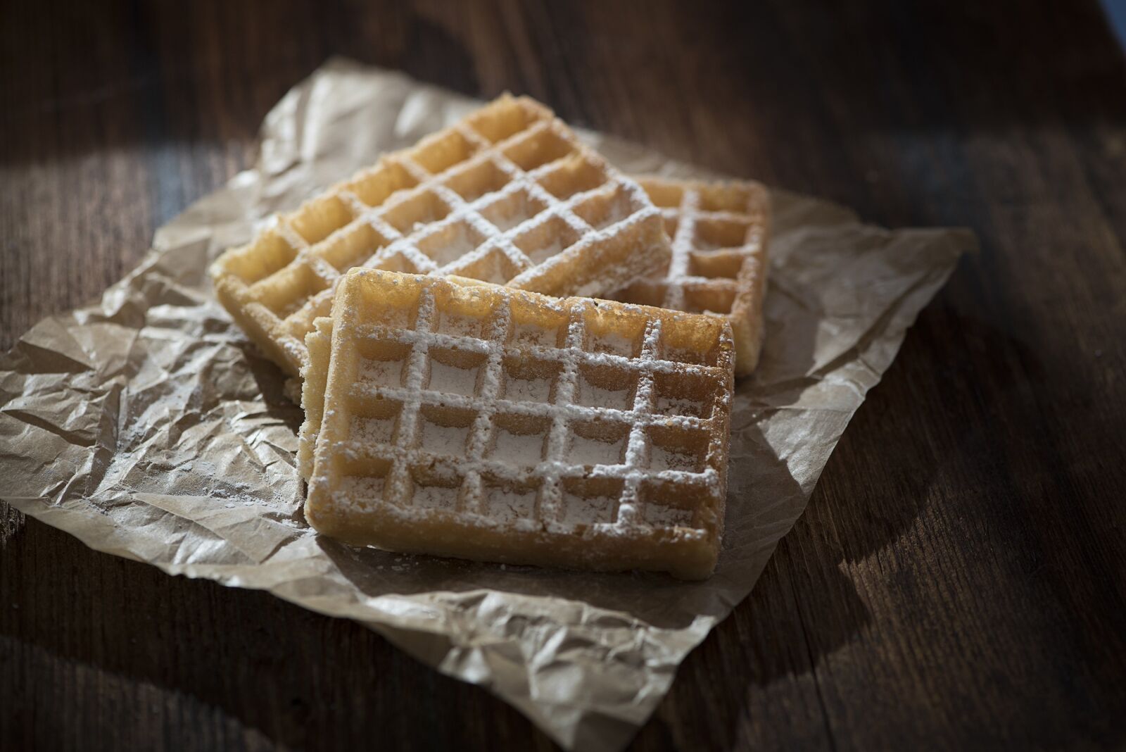 Nikon D750 sample photo. Waffles, sweet, dessert photography