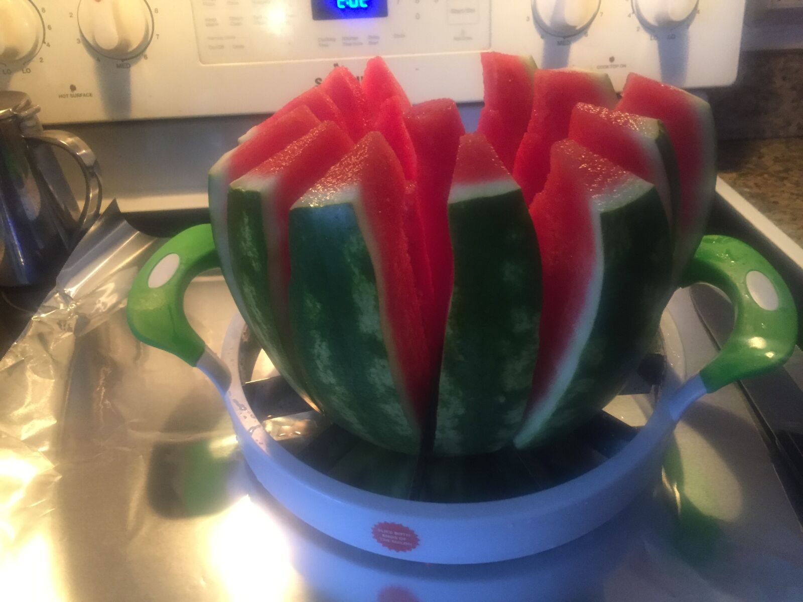 iPhone 6 back camera 4.15mm f/2.2 sample photo. Watermelon, sliced, red photography