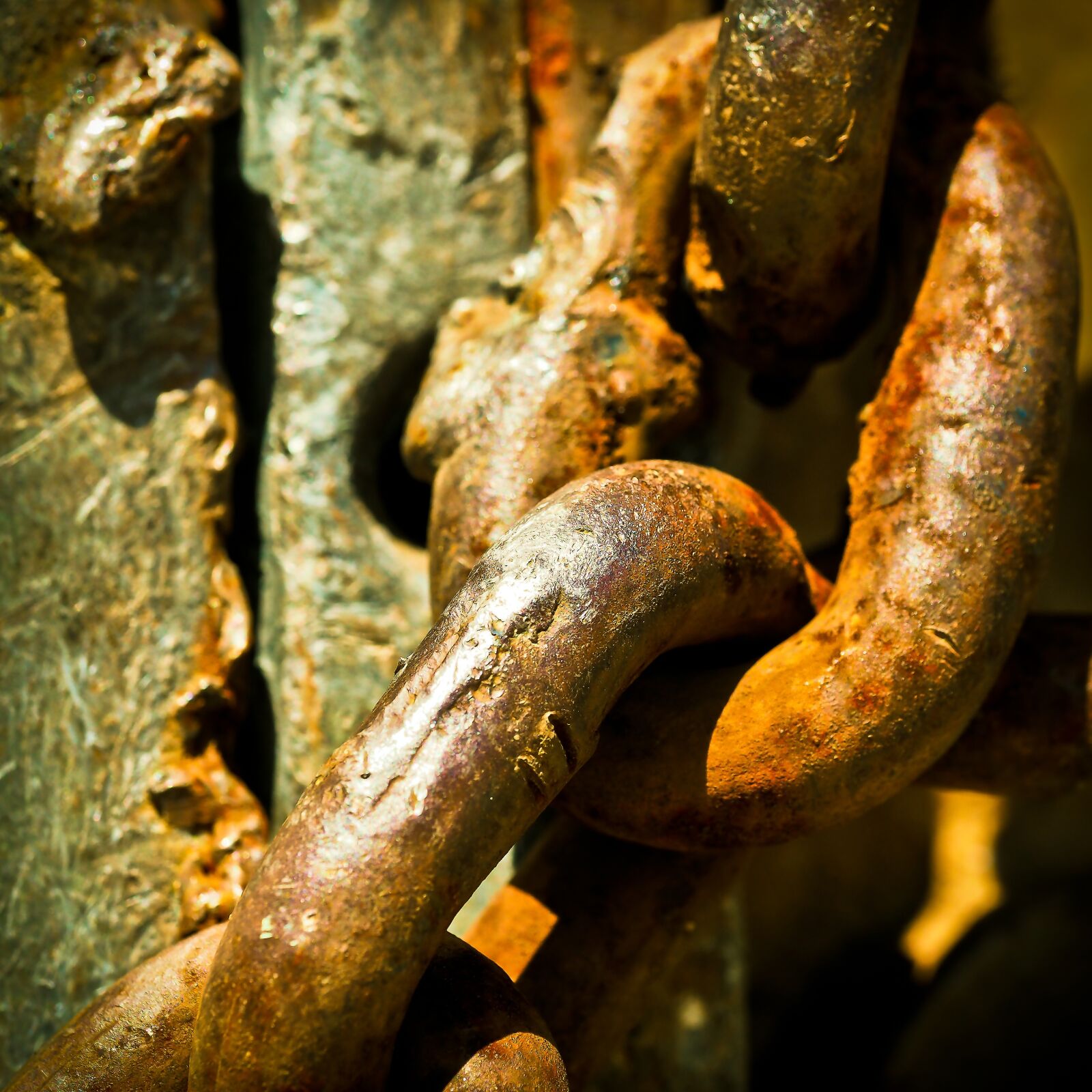 Olympus OM-D E-M10 sample photo. Chain, chain link, links photography