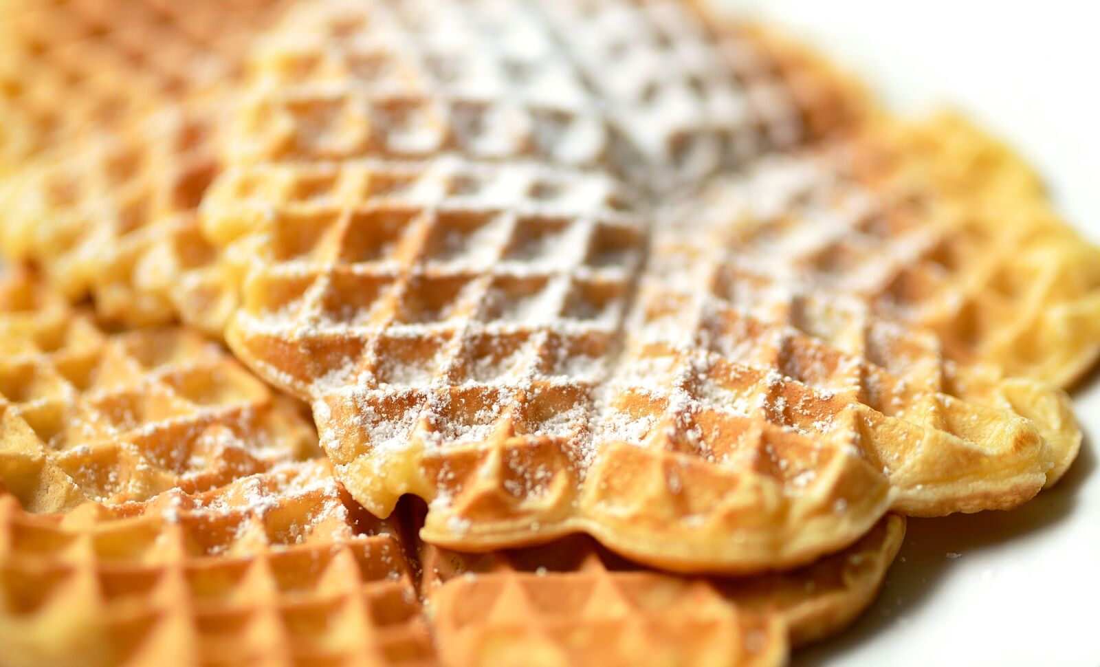 Nikon D610 sample photo. Waffles, scrambled eggs, dessert photography