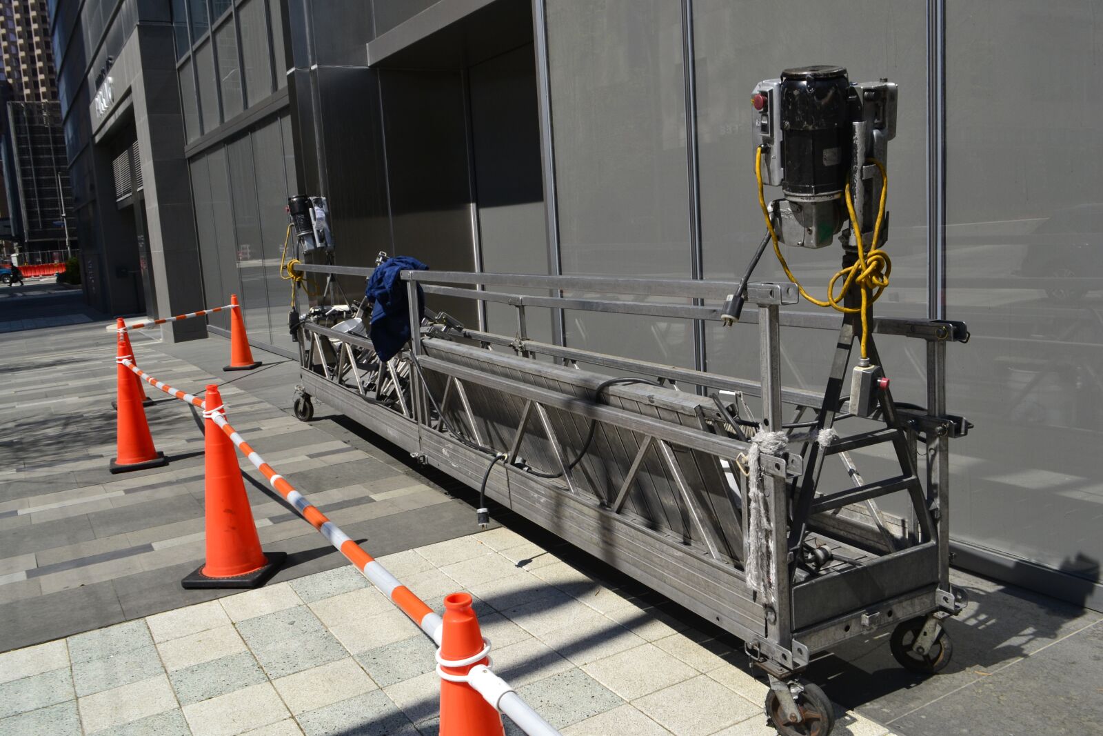Nikon D3100 sample photo. Scaffold, scaffolding, construction photography