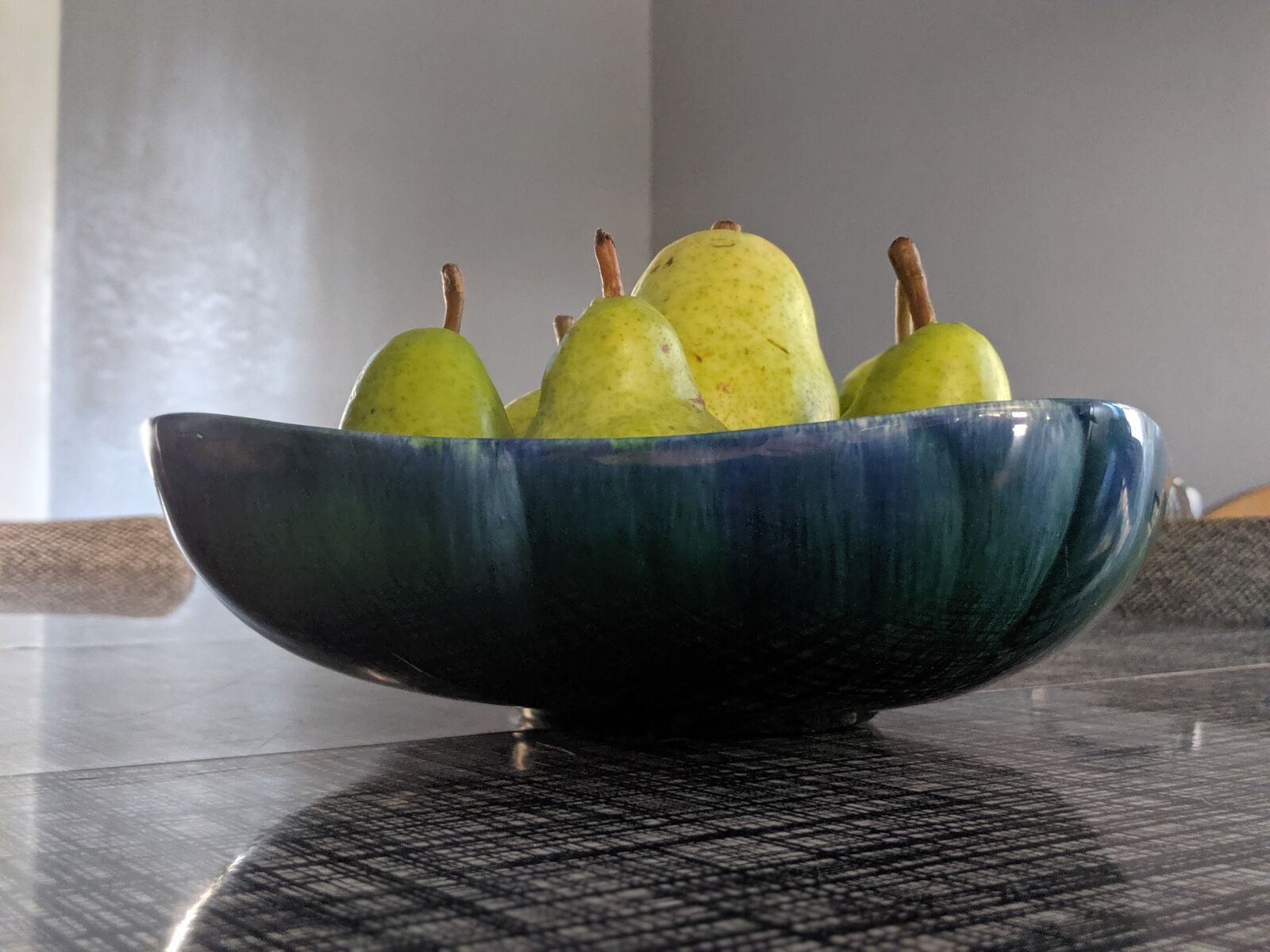 Google Pixel 2 sample photo. Pear, fruit, garden photography