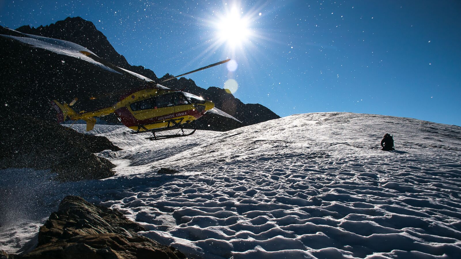 Nikon D5300 sample photo. Mountains, mountaineering, rescue helicopter photography
