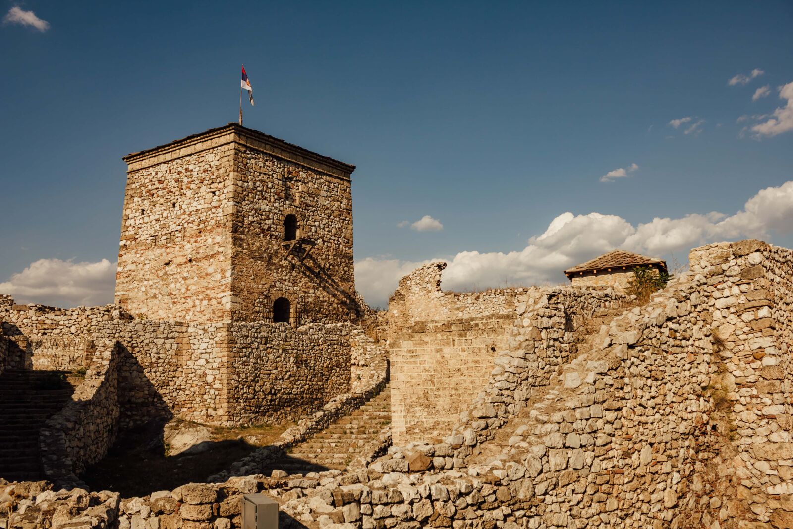Canon EF-S 18-55mm F3.5-5.6 IS sample photo. Fortification, tower, rampart, stones photography