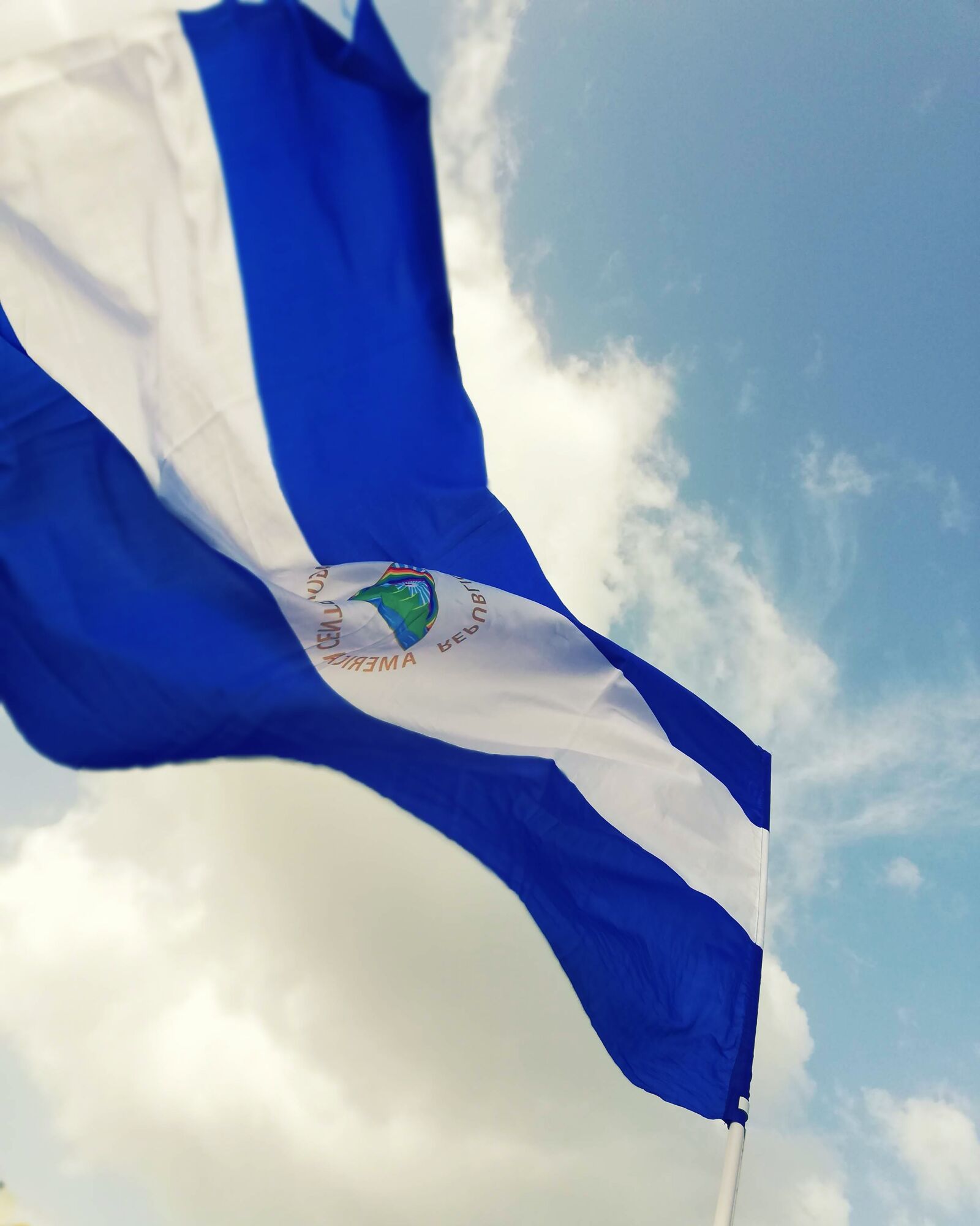 HUAWEI Mate 10 Lite sample photo. Flag, nicaragua, country photography