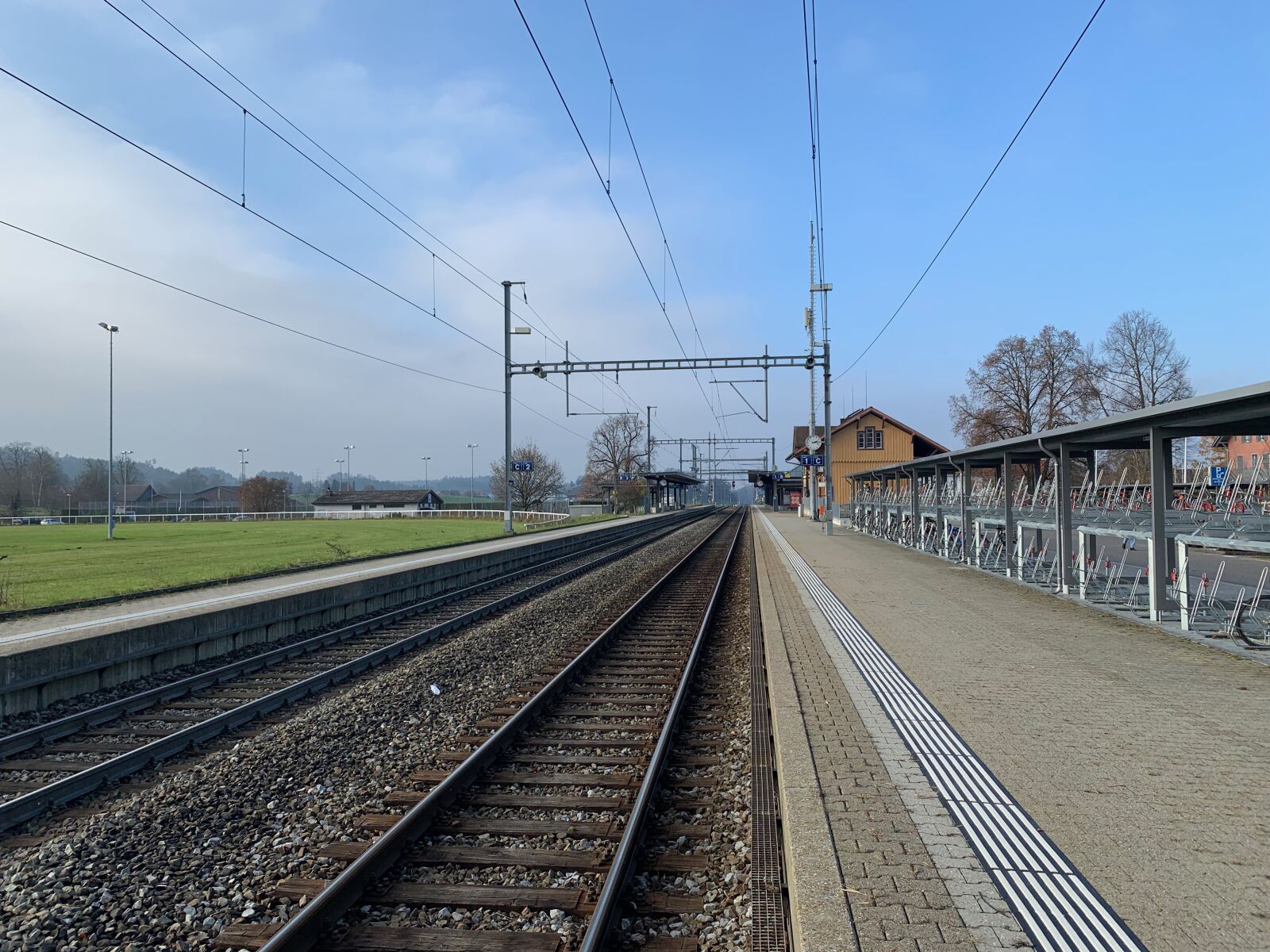 Apple iPhone XR sample photo. Track, autumn, zurich photography