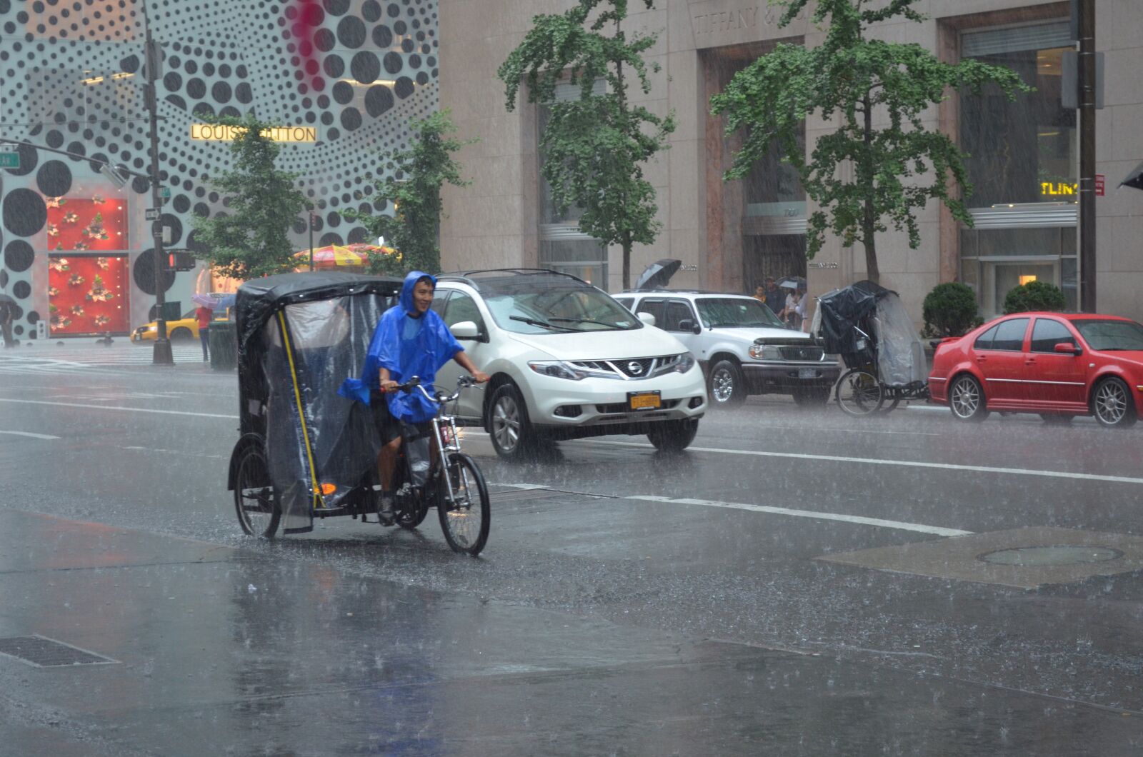 Nikon D5100 sample photo. New york, rain, city photography