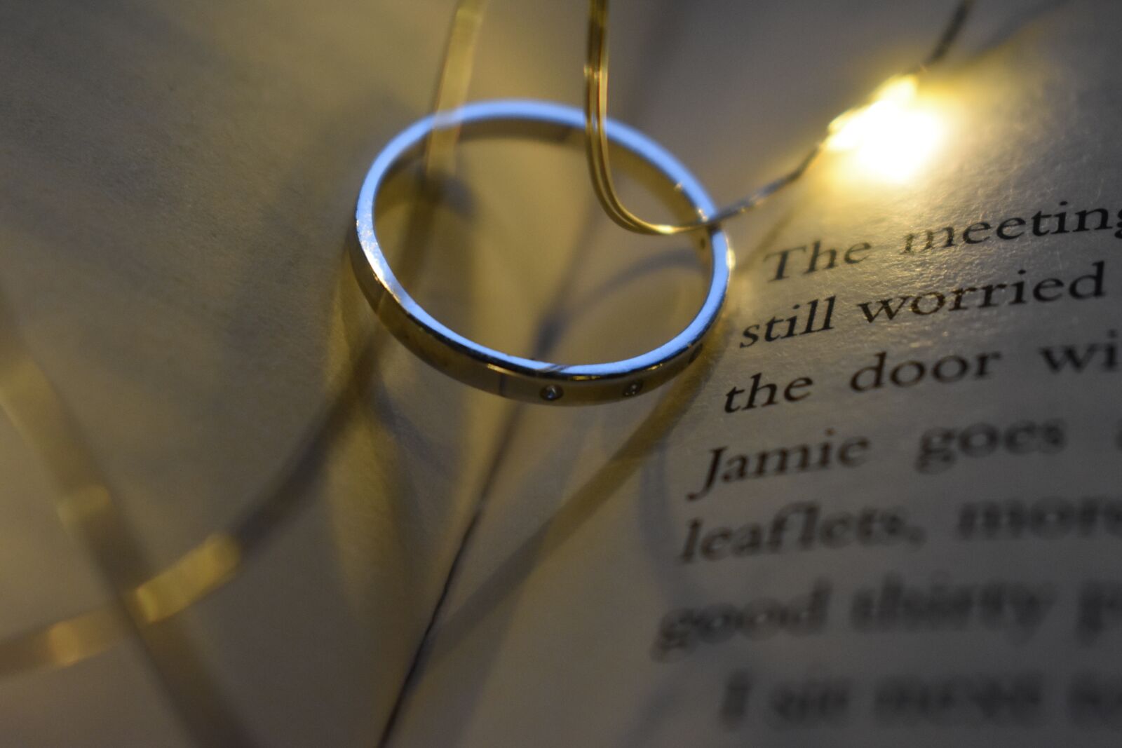 Nikon D3400 sample photo. Book, ring, reading photography