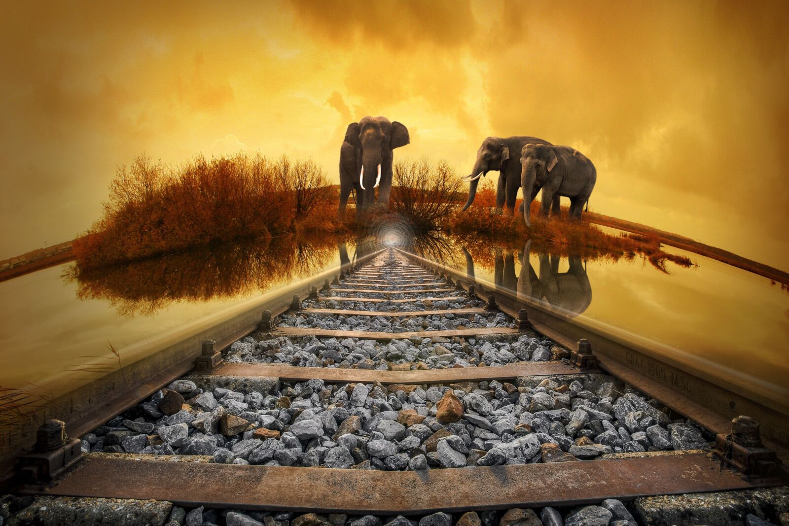 Canon EOS 70D sample photo. Thailand, elephant, sunset photography