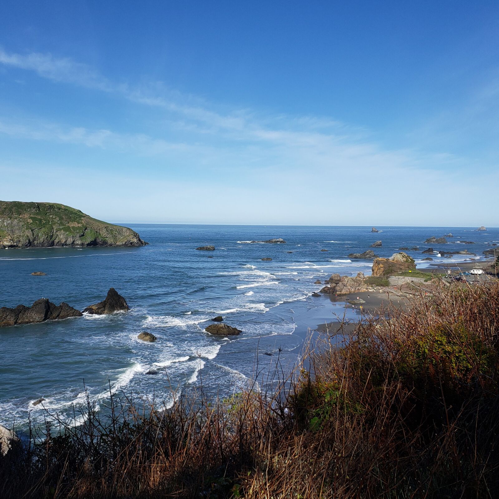 Samsung Galaxy S9+ sample photo. Oregon coast, rocky coastline photography