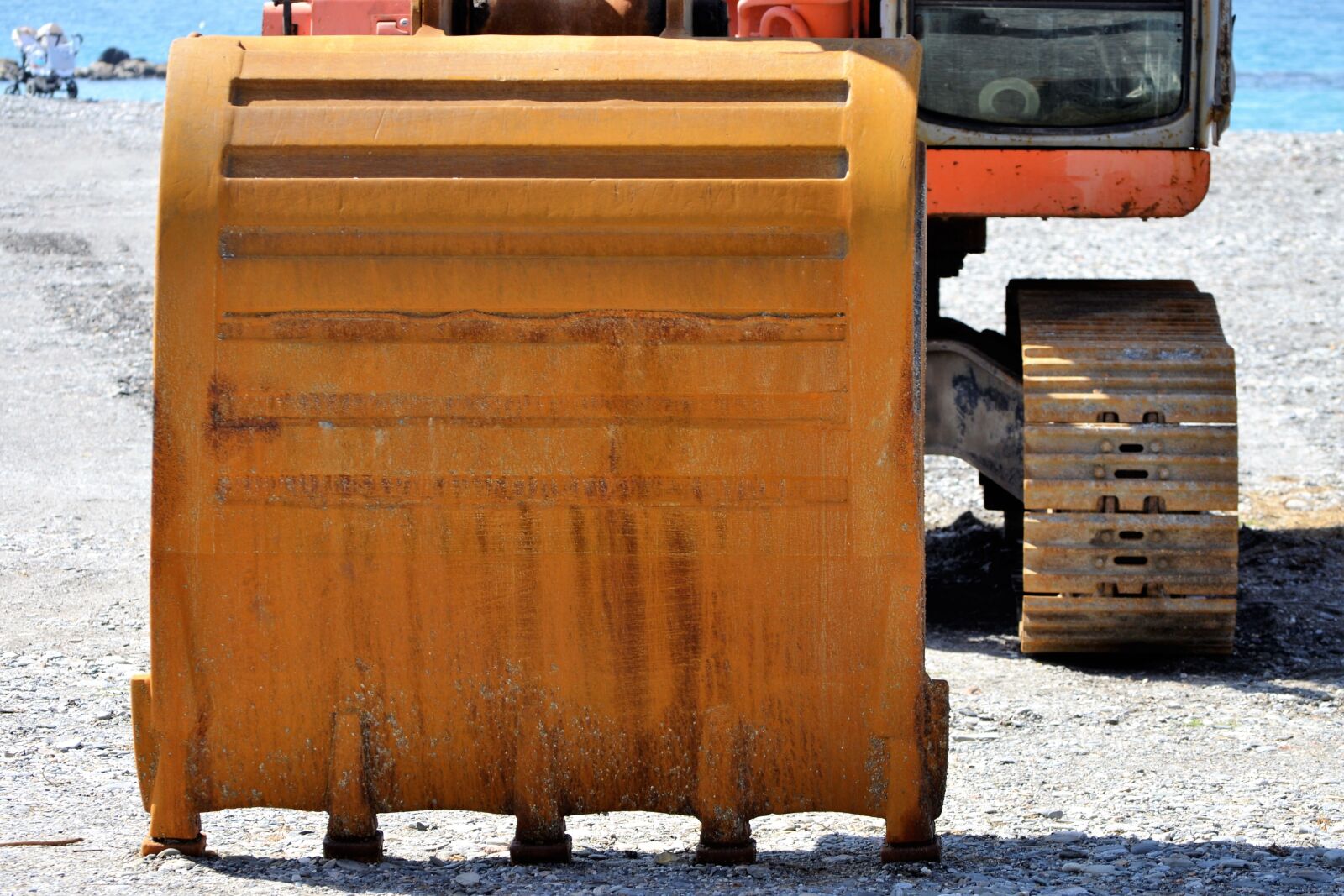 Nikon D3100 sample photo. Excavator, machine, works photography