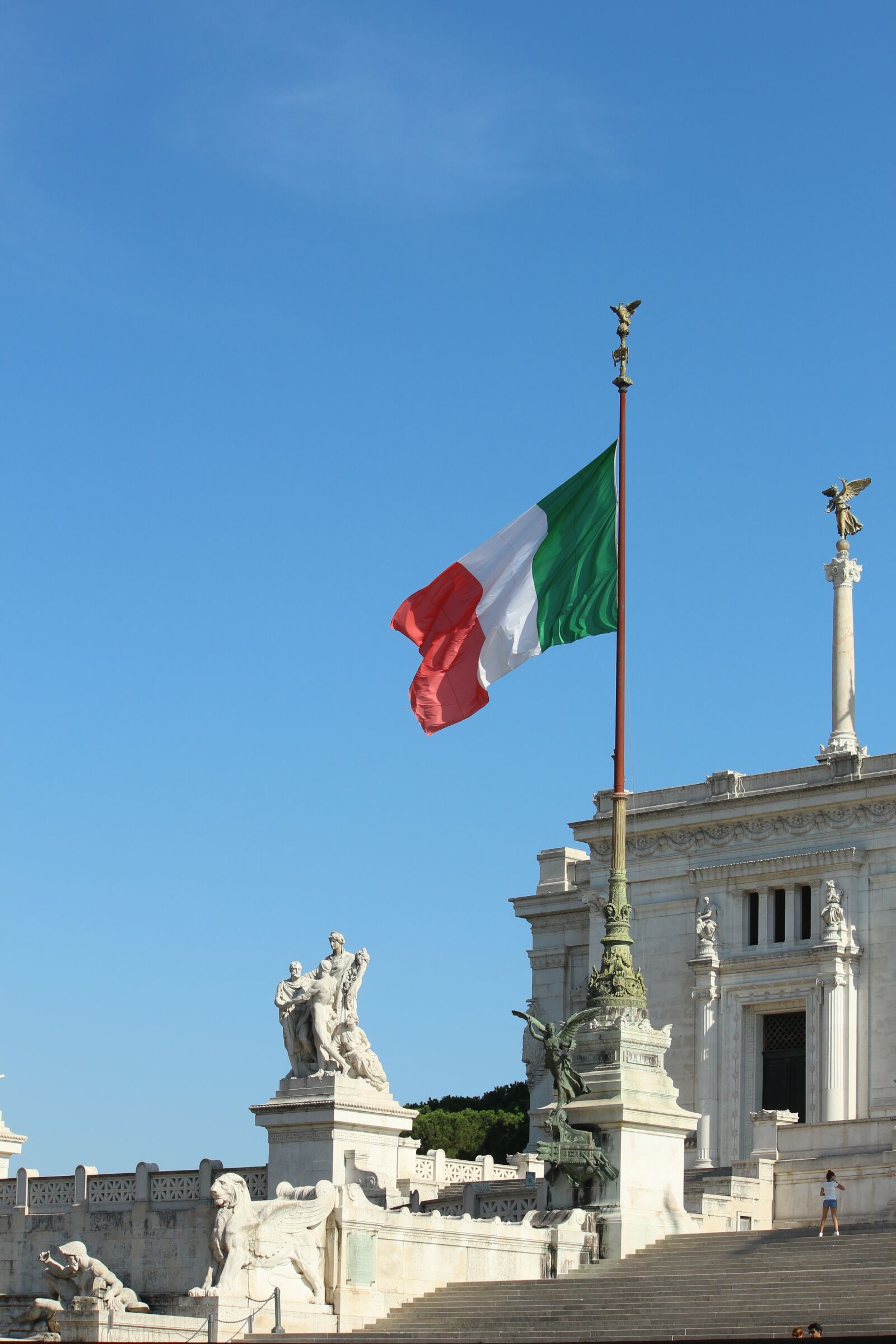 Canon EF-S 55-250mm F4-5.6 IS sample photo. Rome, altare della patria photography