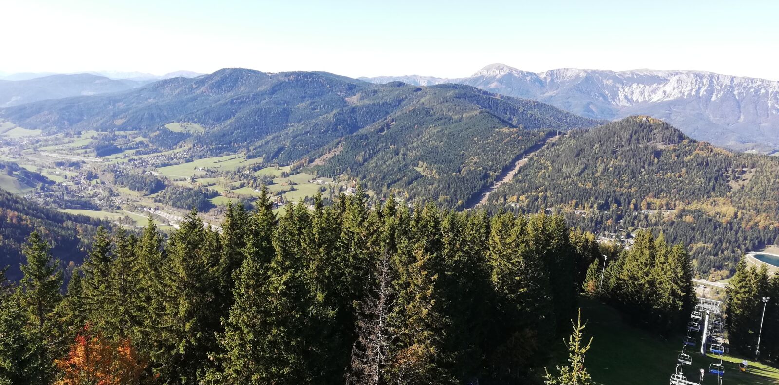 HUAWEI P20 lite sample photo. Mountain, nature, pines photography