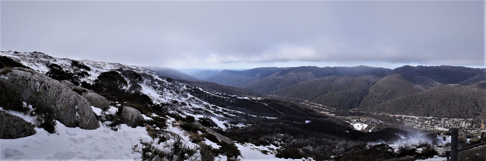 Nikon D3300 sample photo. Mountain, snow, valley photography