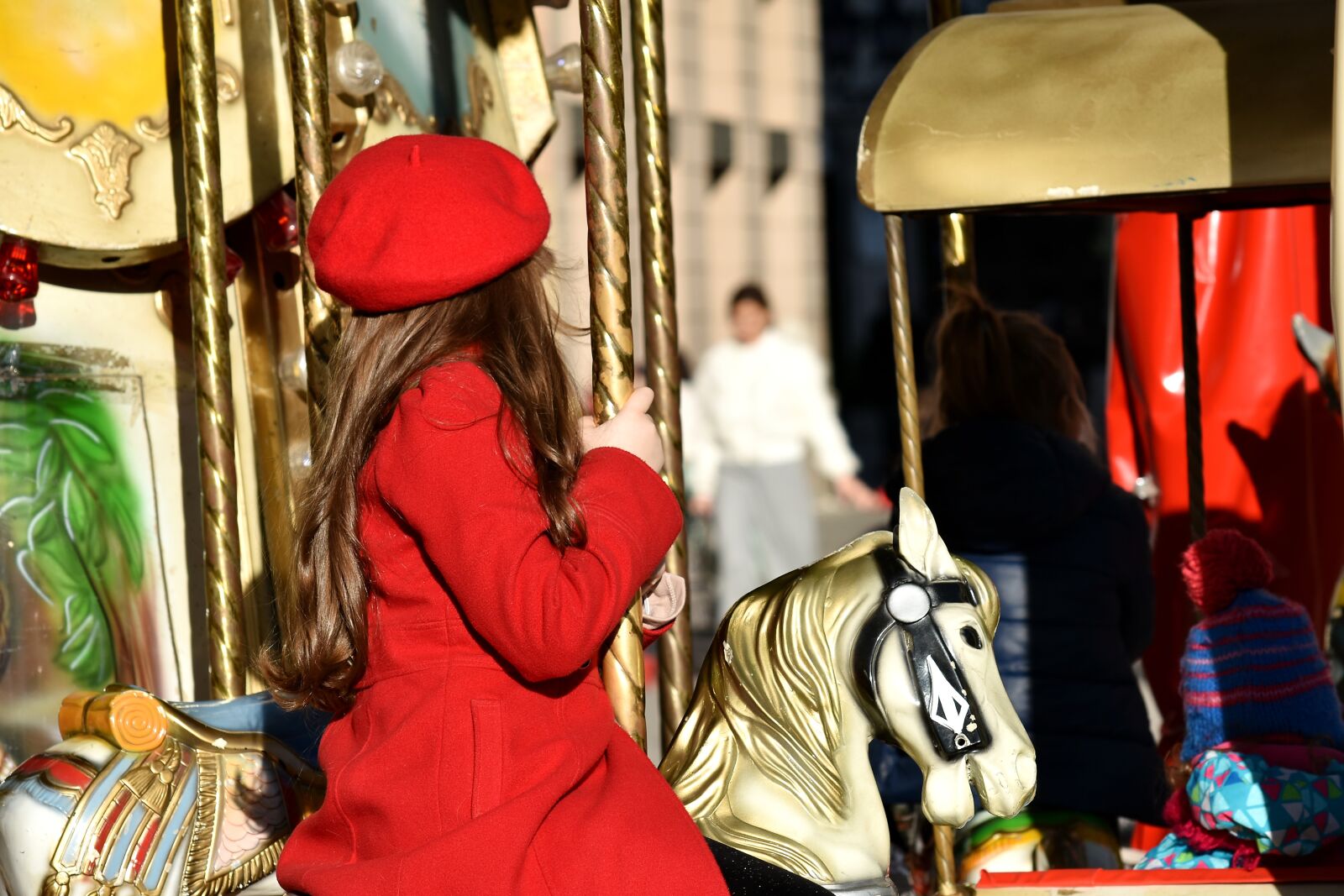 Nikon D5500 sample photo. Beautiful, carnival, carousel, child photography
