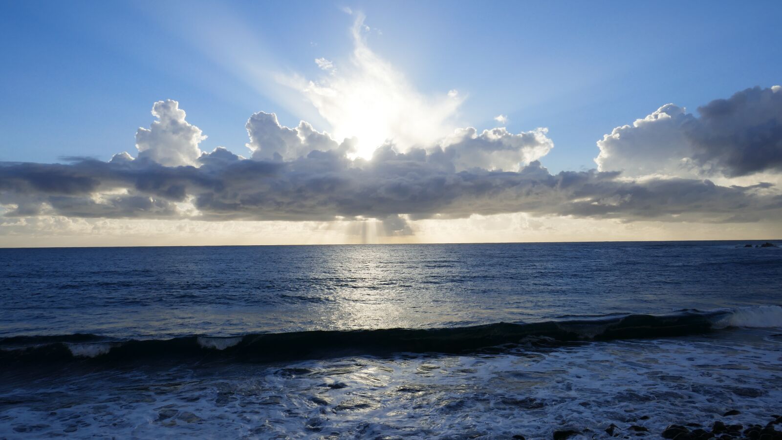 Panasonic DMC-TZ101 sample photo. Sunset, sea, abendstimmung photography