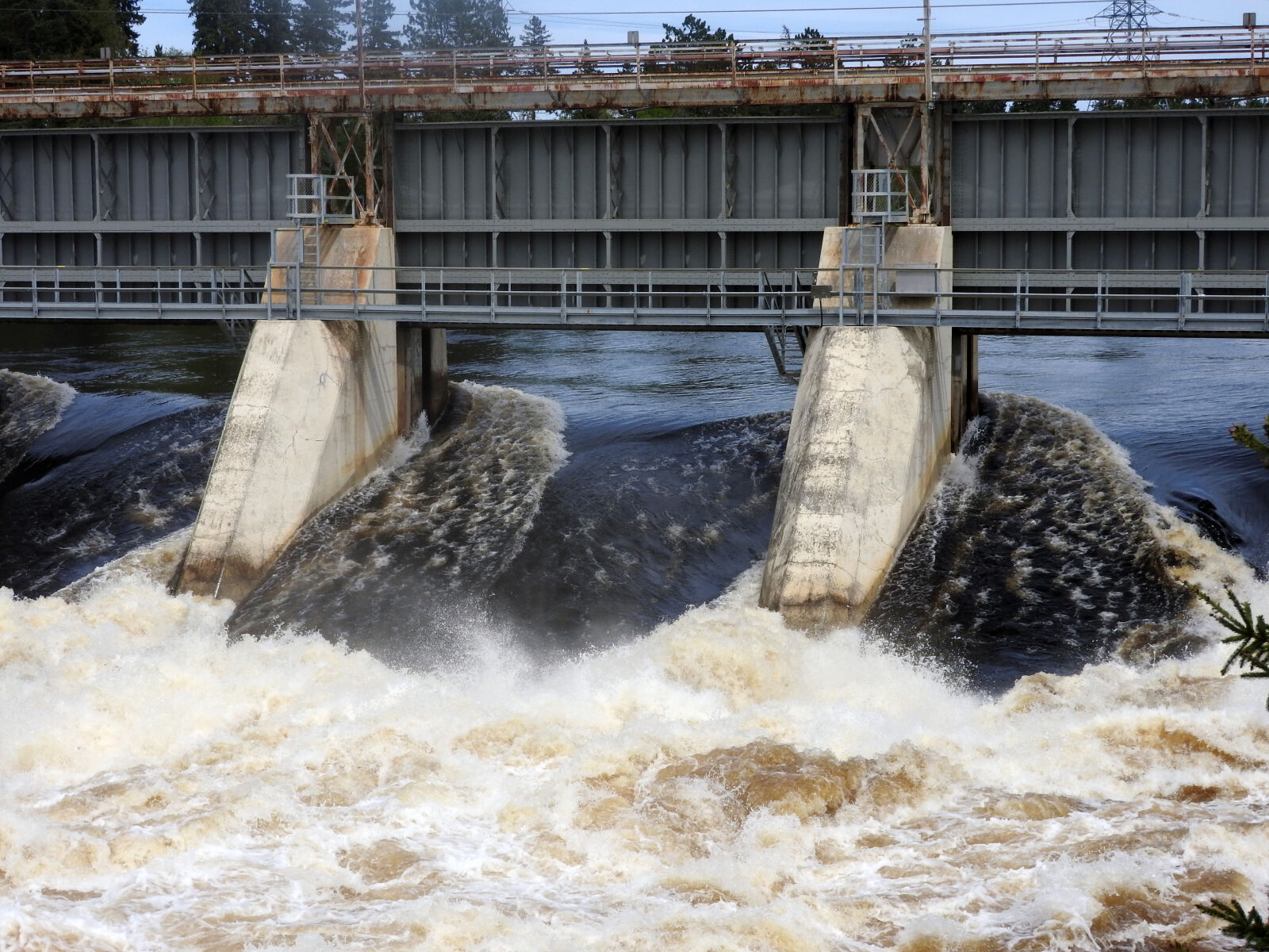 Nikon Coolpix P610 sample photo. Dam, river, shawinigan, st photography