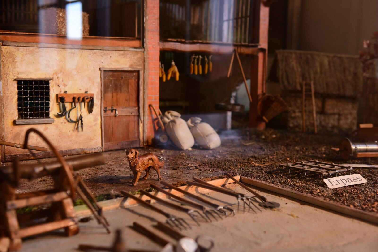 Nikon D810 sample photo. Bags farmstead, dog, campaign photography