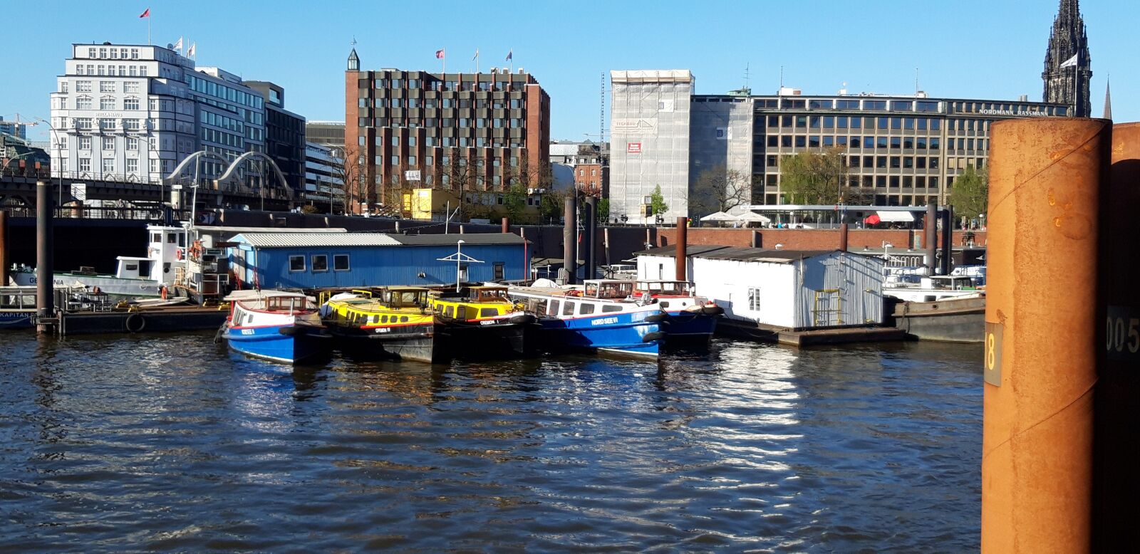Samsung Galaxy A6 sample photo. Hamburg, port, elbe photography