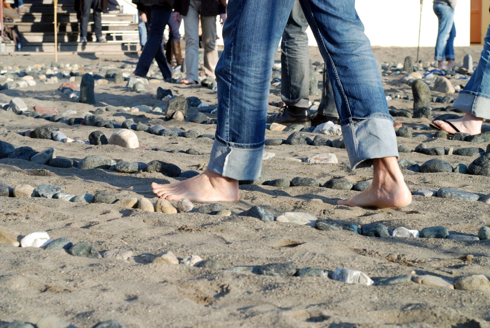 Nikon D80 sample photo. Foot, beach, ocean photography