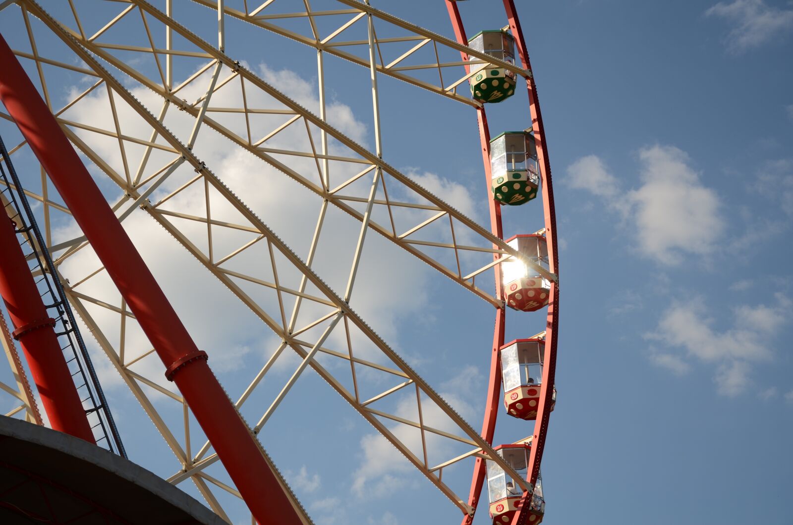 Nikon D7000 sample photo. Ferris wheel, vintage, holiday photography