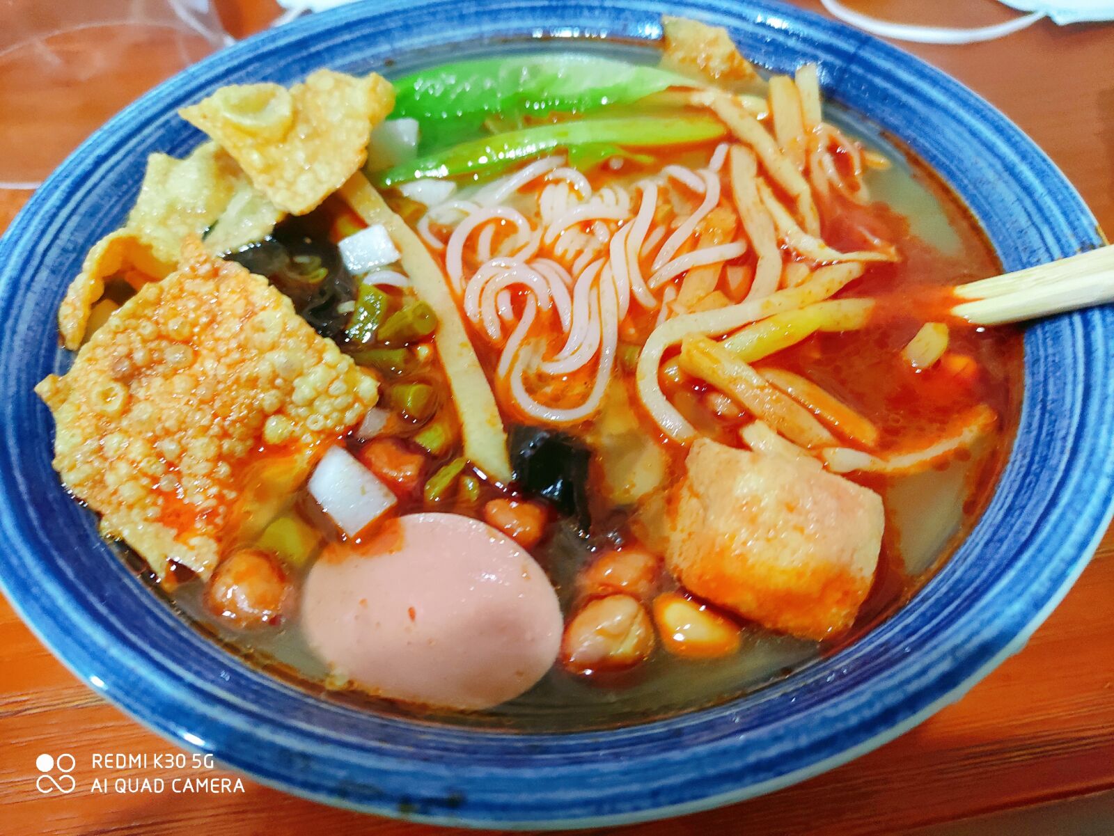 Xiaomi Redmi K30 5G sample photo. Gourmet, chinese, snail powder photography