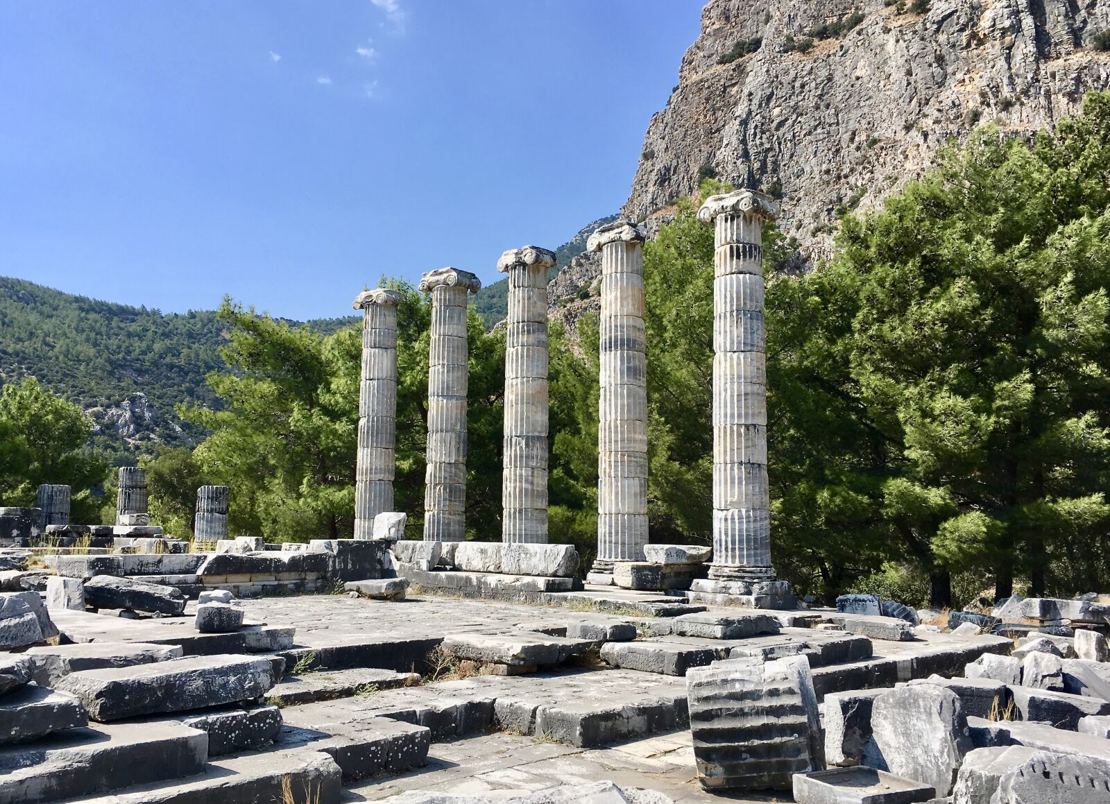 iPhone SE back camera 4.15mm f/2.2 sample photo. Columnar, greeks, ancient times photography