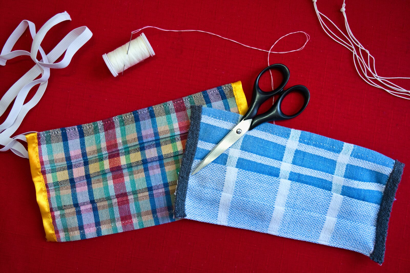 Fujifilm X-H1 sample photo. Face mask, sewing, domestic photography