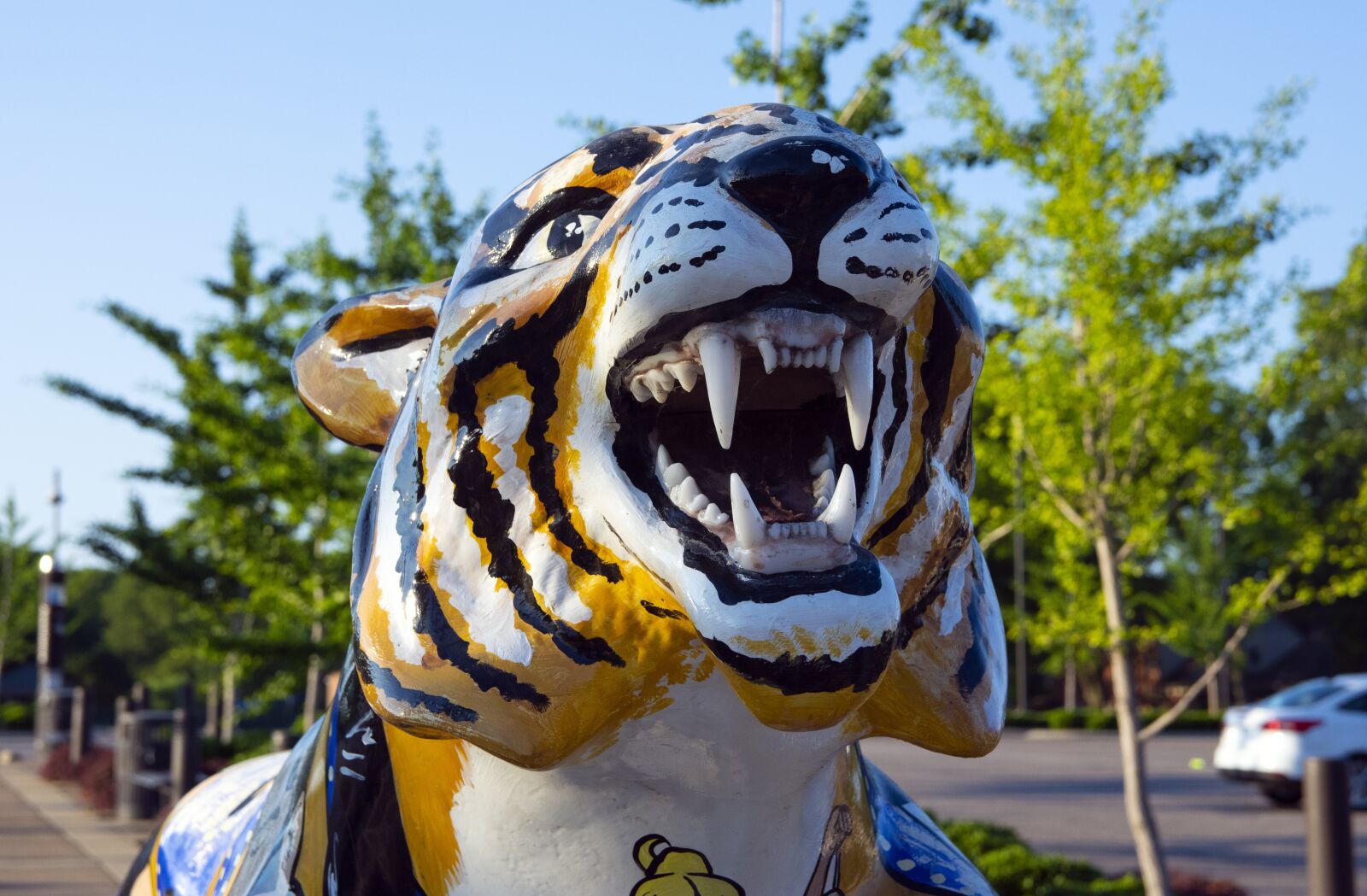Nikon D7200 sample photo. Tiger, statue, art photography