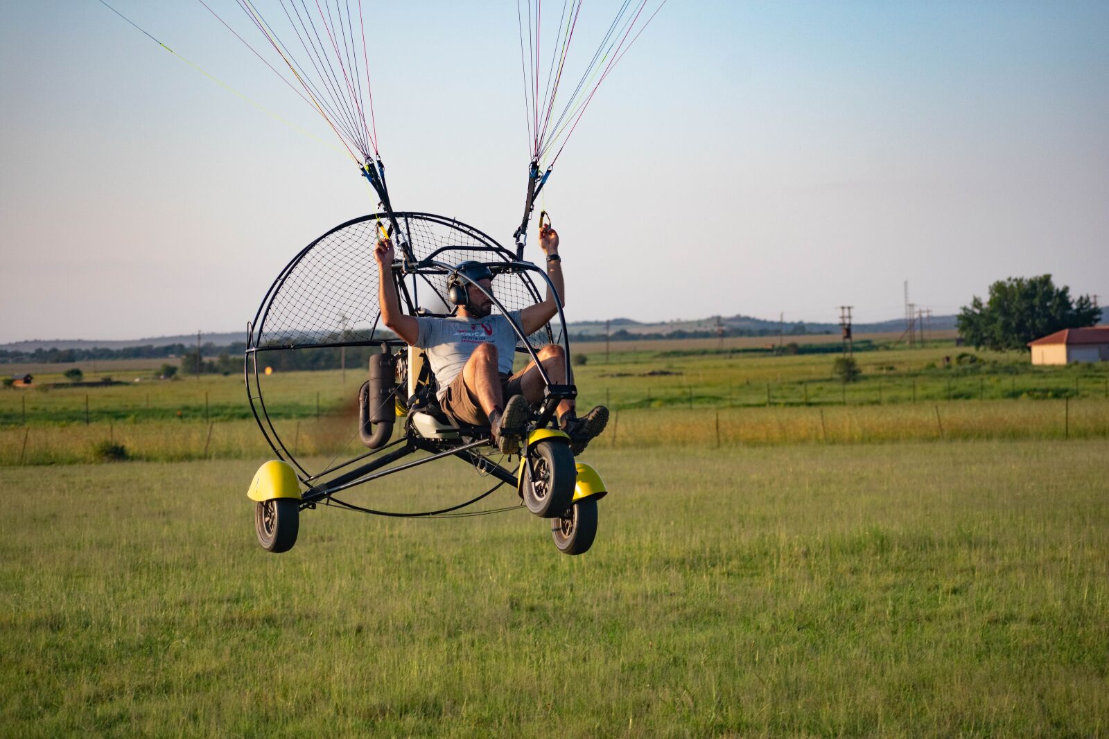 Nikon D3400 sample photo. Paramotor, flight, paragliding photography