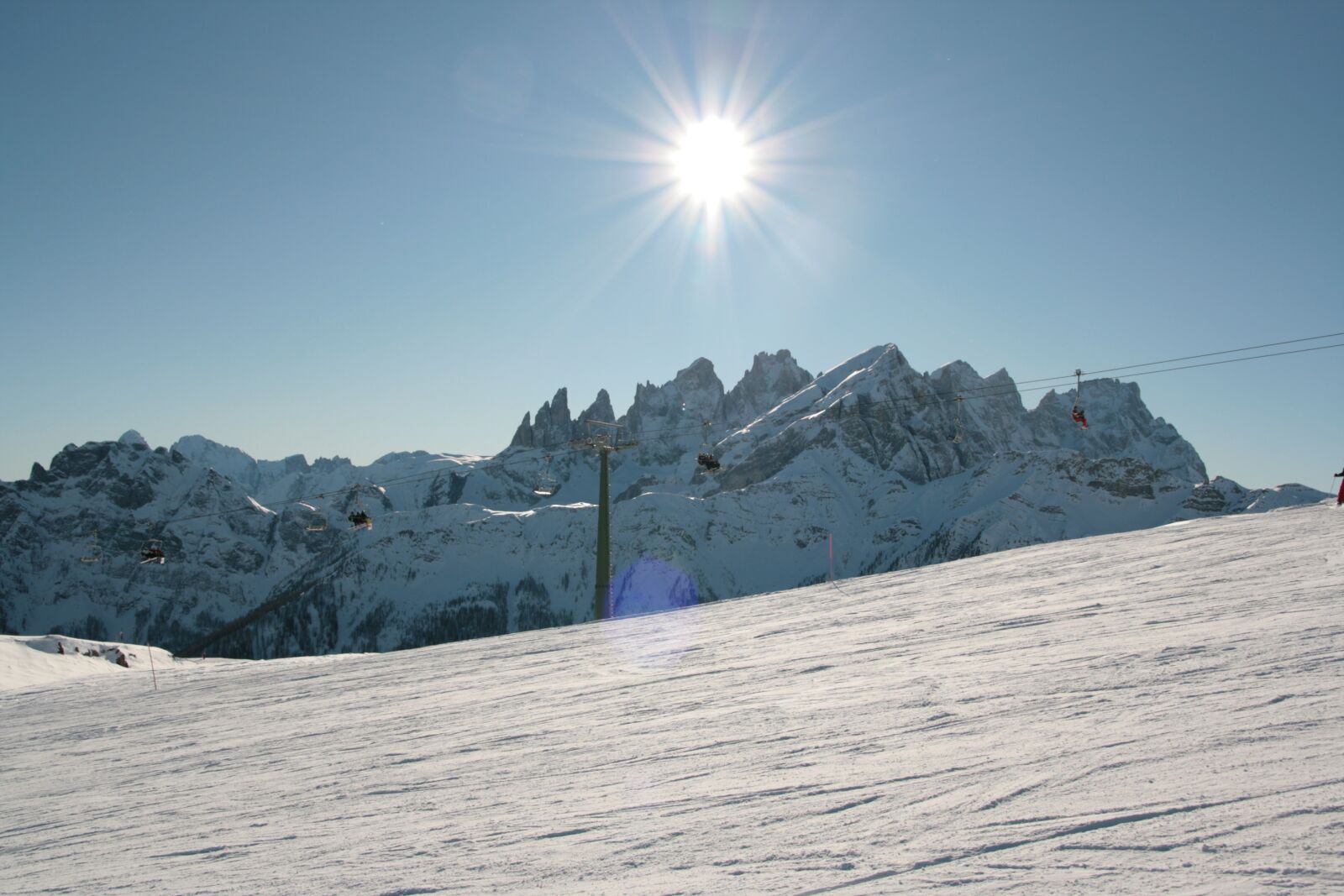 Canon EOS 400D (EOS Digital Rebel XTi / EOS Kiss Digital X) sample photo. Falcade, veneto, snow photography