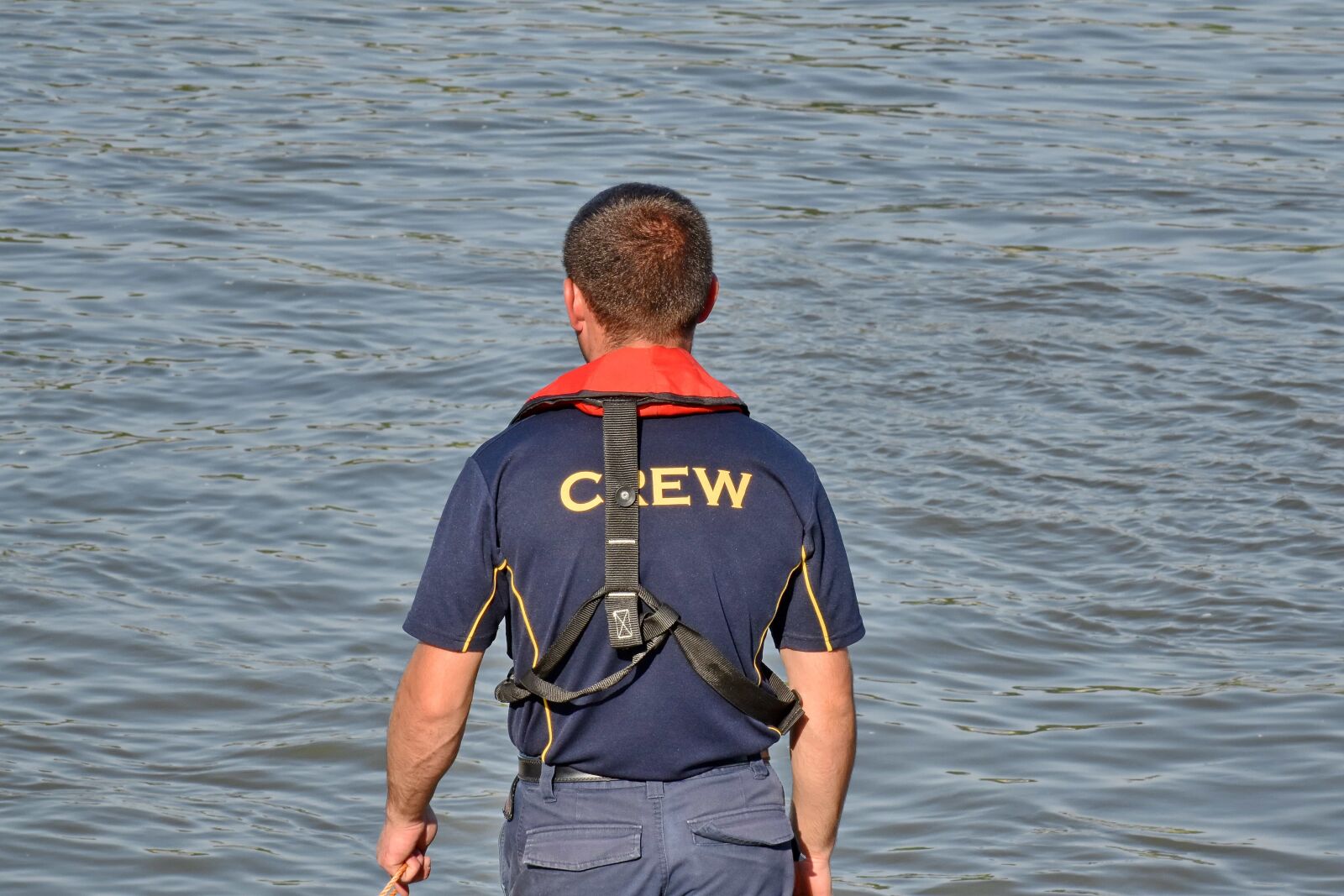 Nikon D5500 sample photo. Crew, worker, workman, water photography