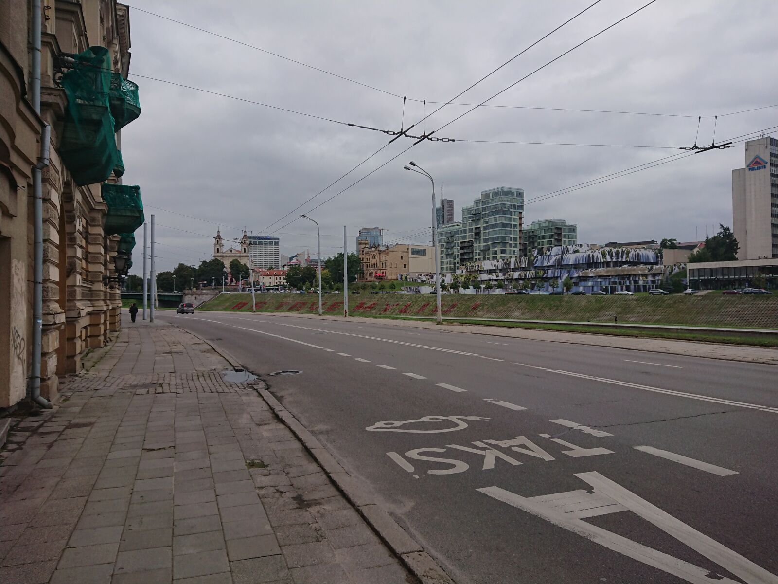Sony Xperia XZ Premium sample photo. Centre of vilnius, cbd photography