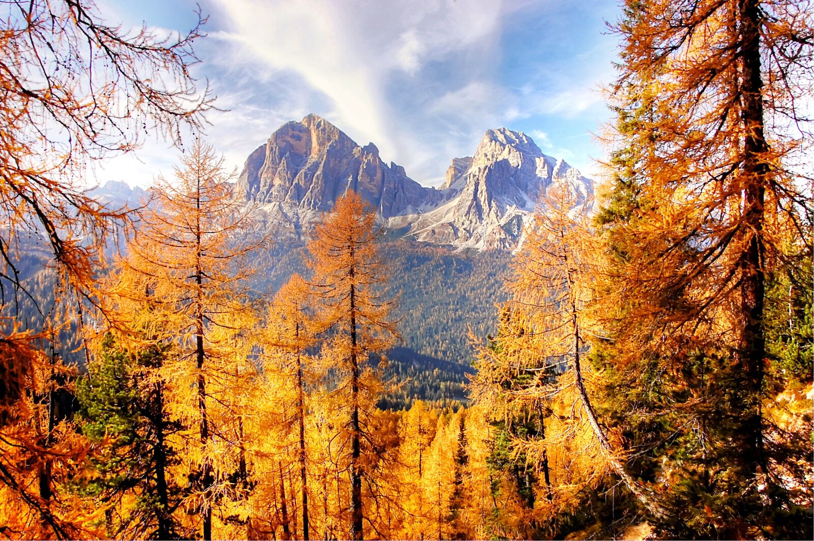Nikon D40 sample photo. Autumn light, dolomites, mountains photography