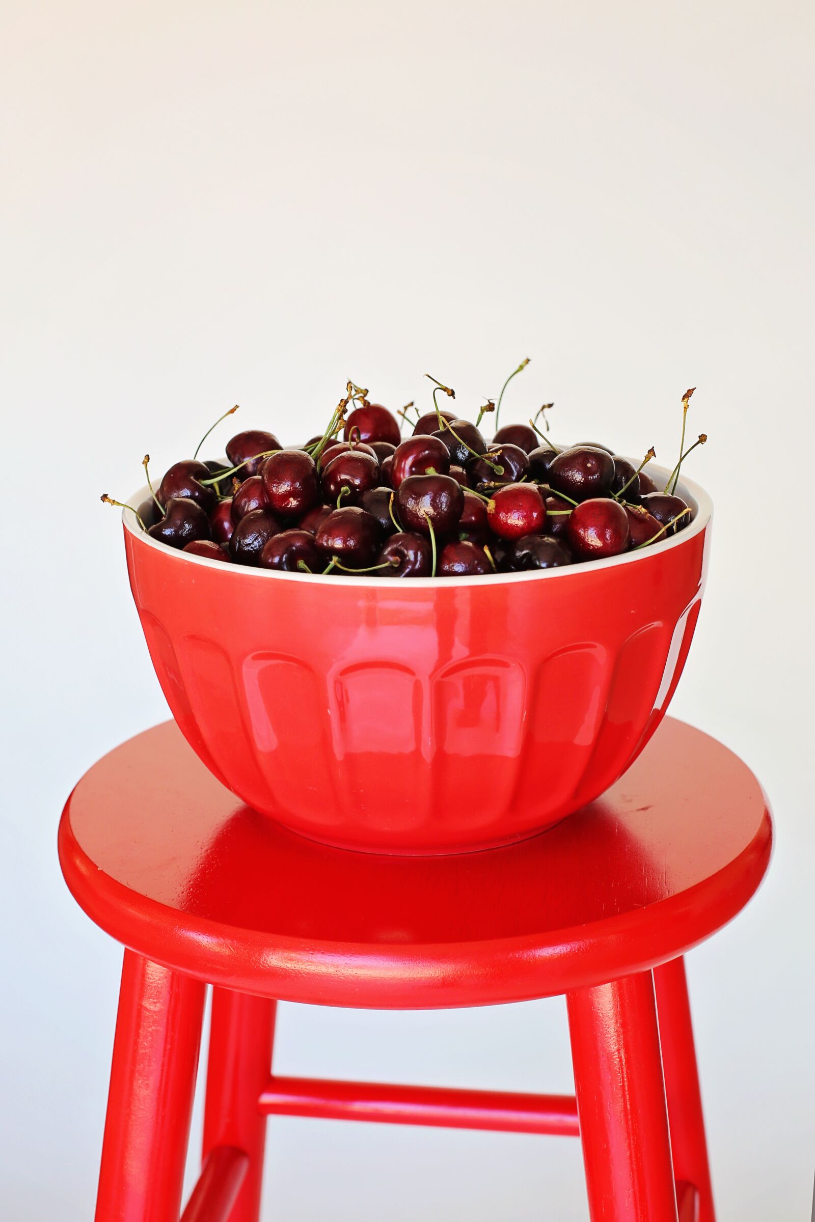 Canon EF 50mm F1.4 USM sample photo. Bowl of cherries, cherries photography
