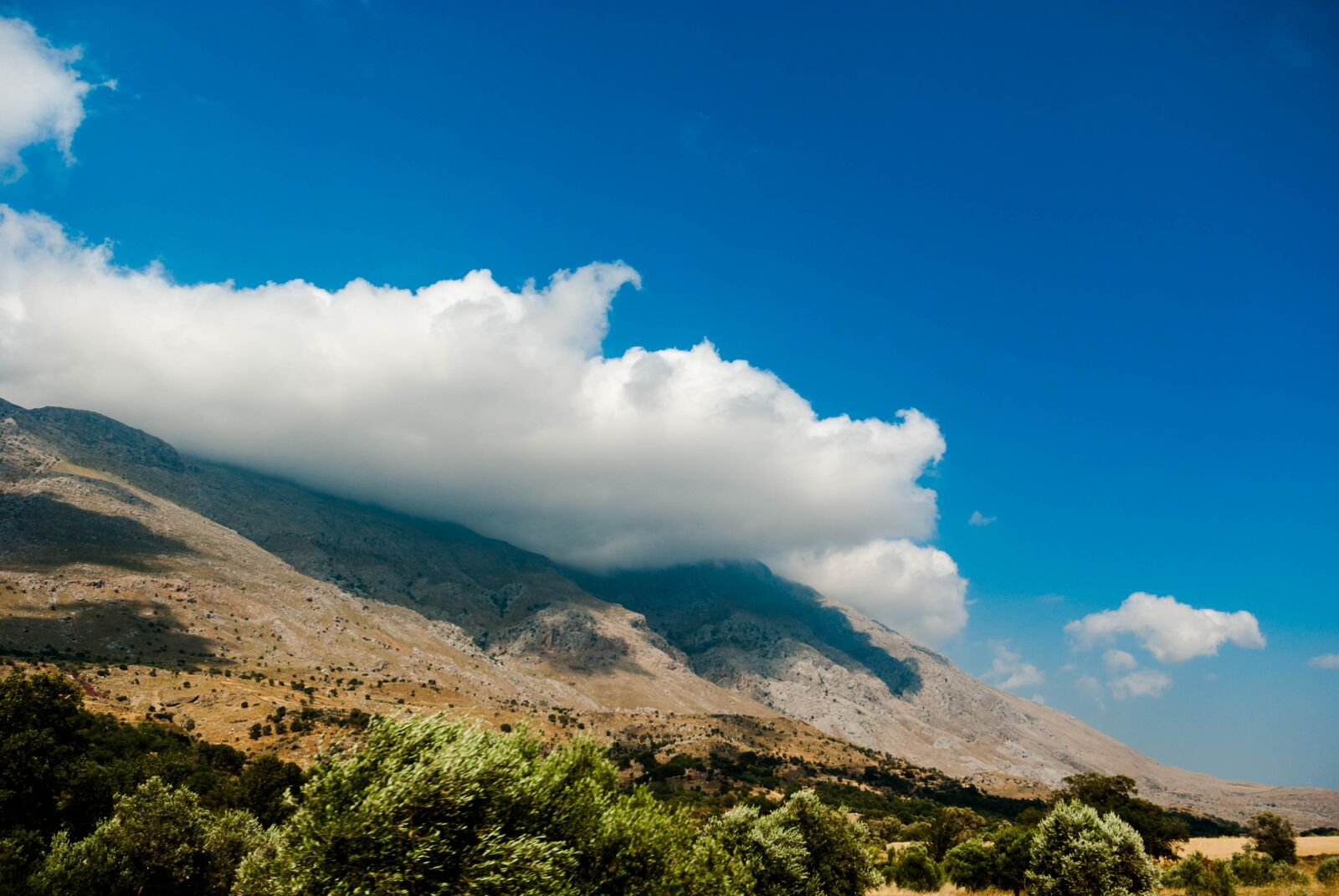 Nikon D80 sample photo. Crete, mountains, clouds photography