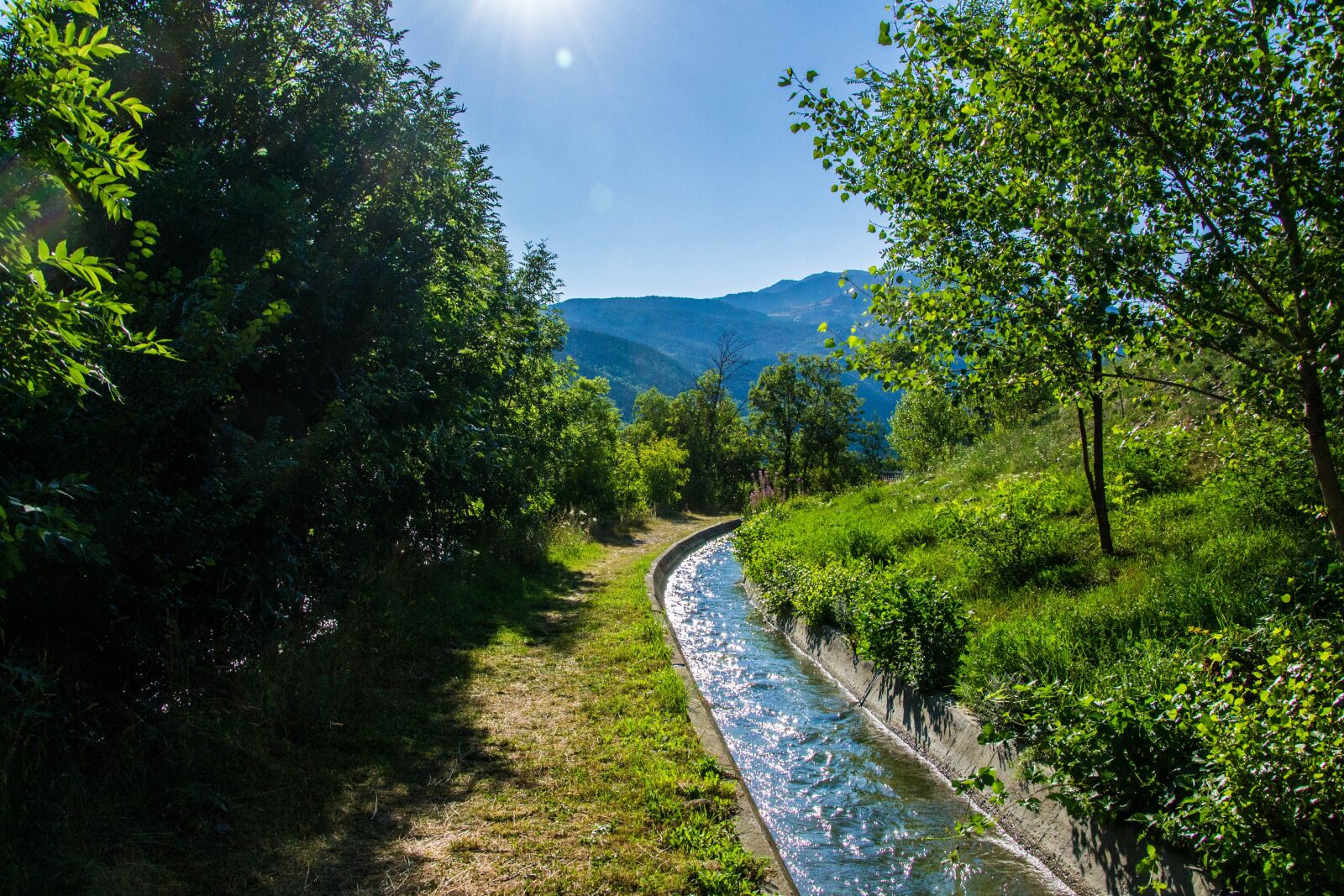 Nikon D3100 sample photo. Nature, river, channel photography