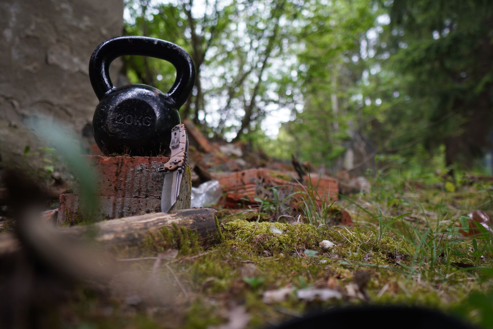 Sony a6400 + Sigma 16mm F1.4 DC DN | C sample photo. Carnivore, kettlebell, trening photography