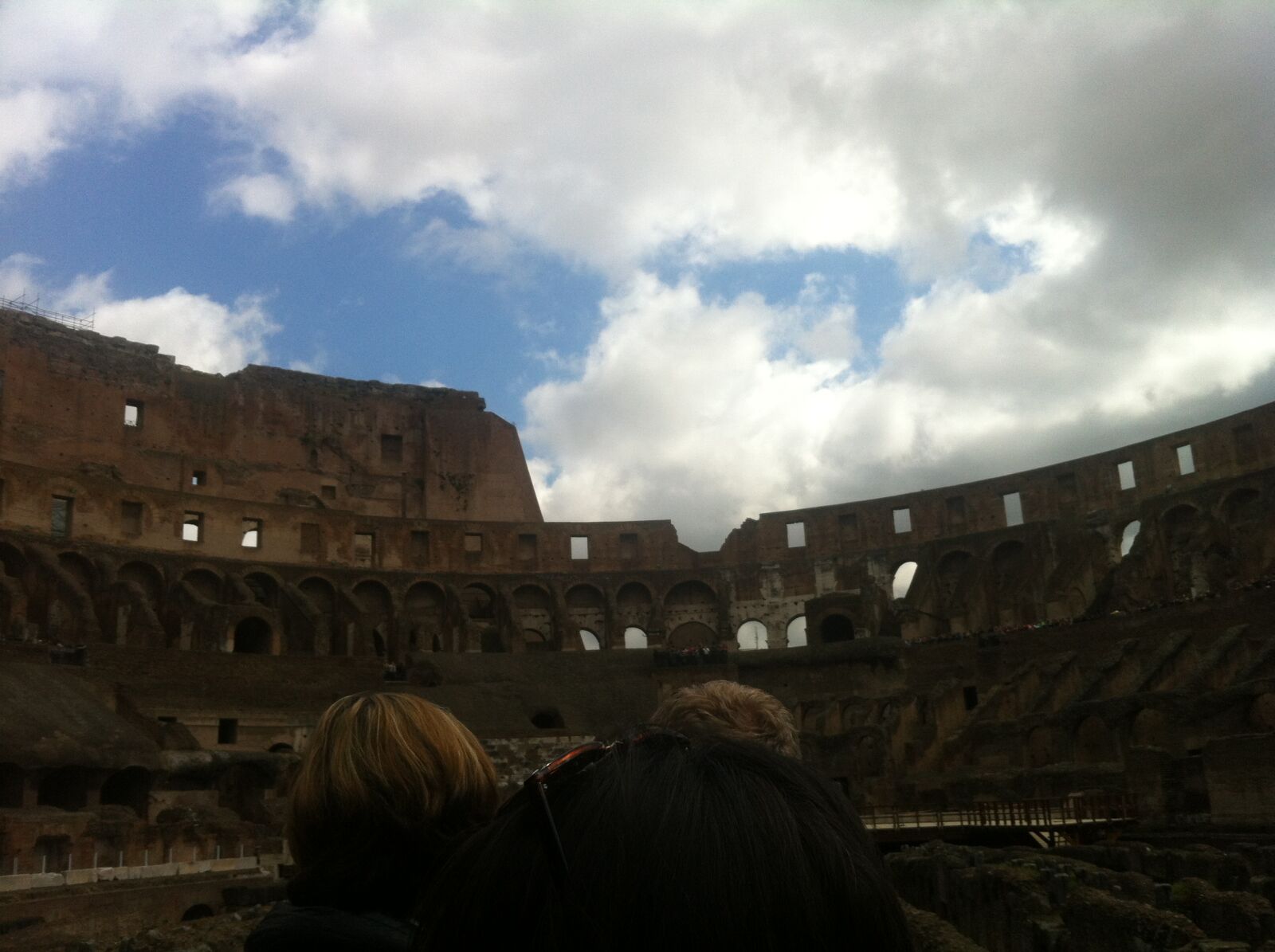 Apple iPhone 4 sample photo. Colosseum, interiors, rome photography