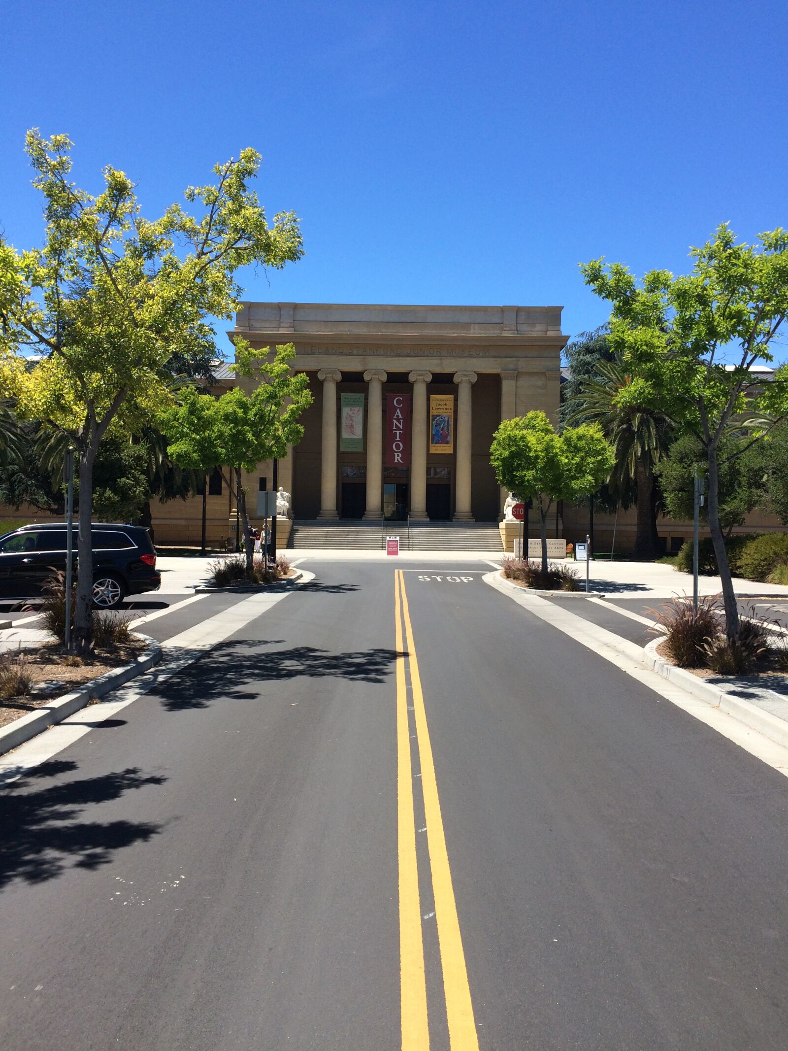 iPhone 5s back camera 4.15mm f/2.2 sample photo. Academia, stanford, statue photography