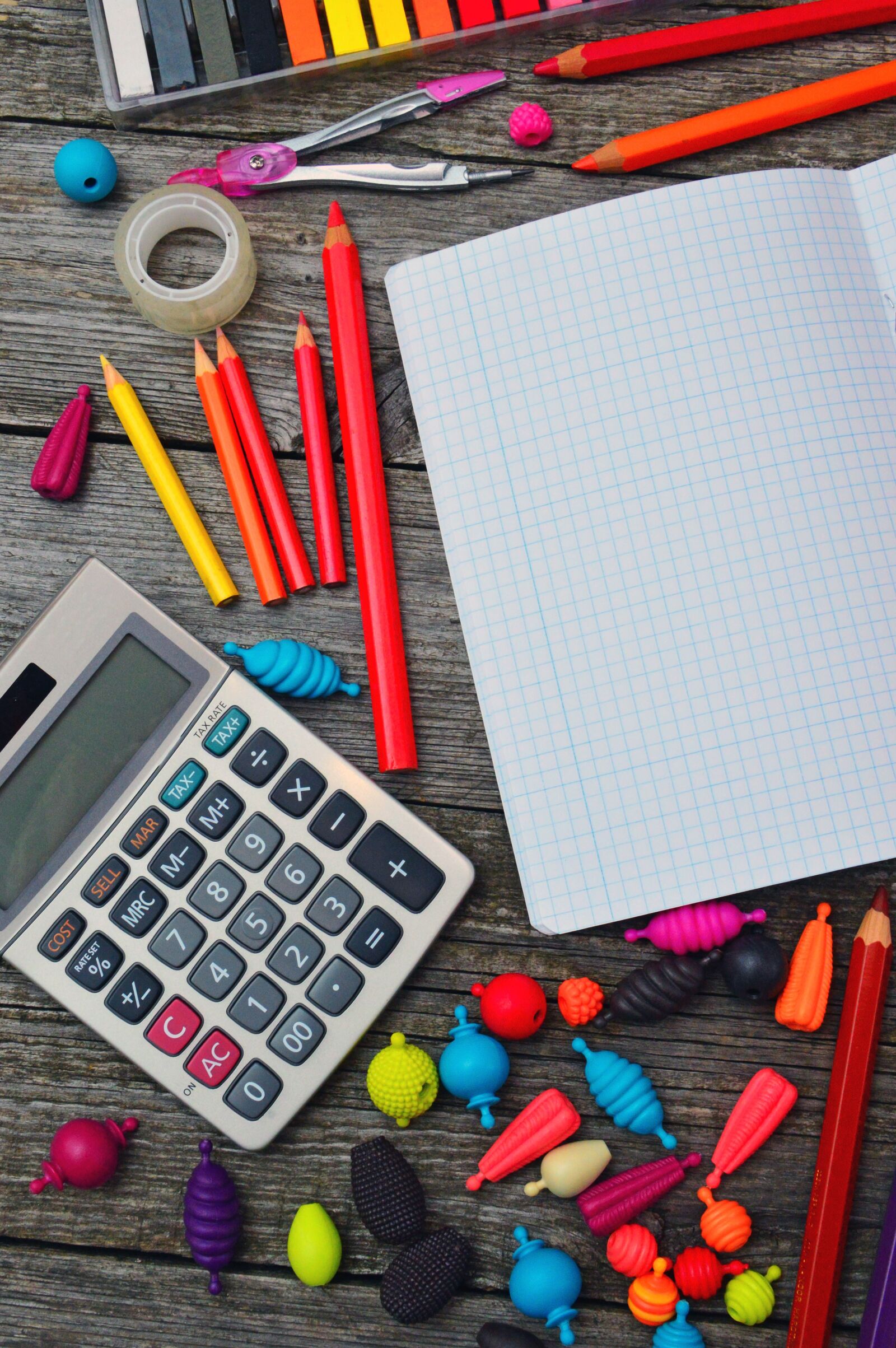 Nikon D3200 sample photo. School tools, color, crayon photography