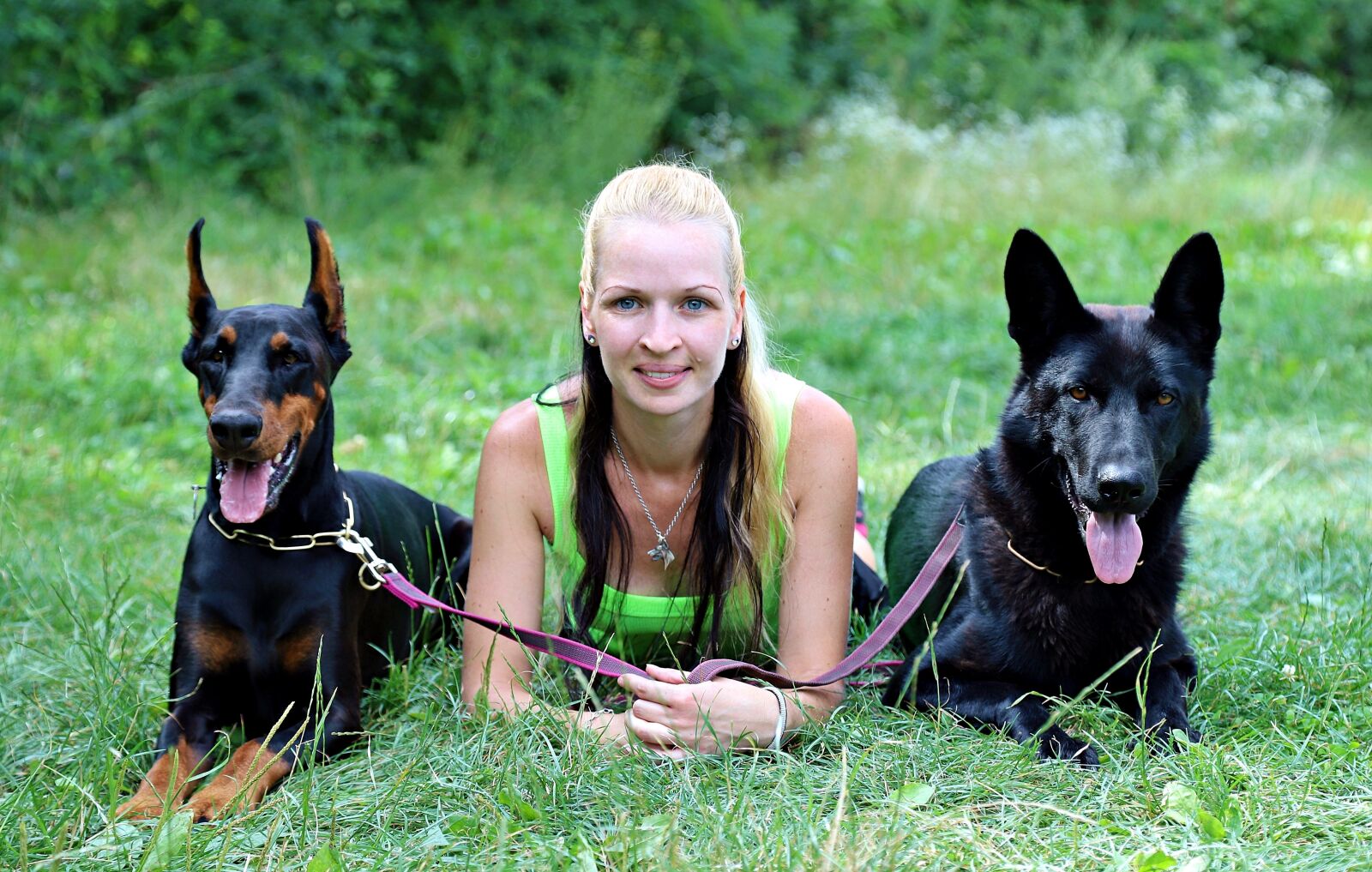 Canon EOS 6D Mark II sample photo. Doberman, black german shepherd photography