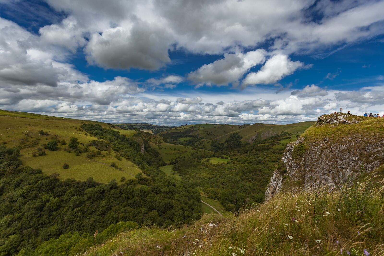 Canon EOS 5D Mark II + Canon EF 17-40mm F4L USM sample photo. Landscape, valley, peak district photography