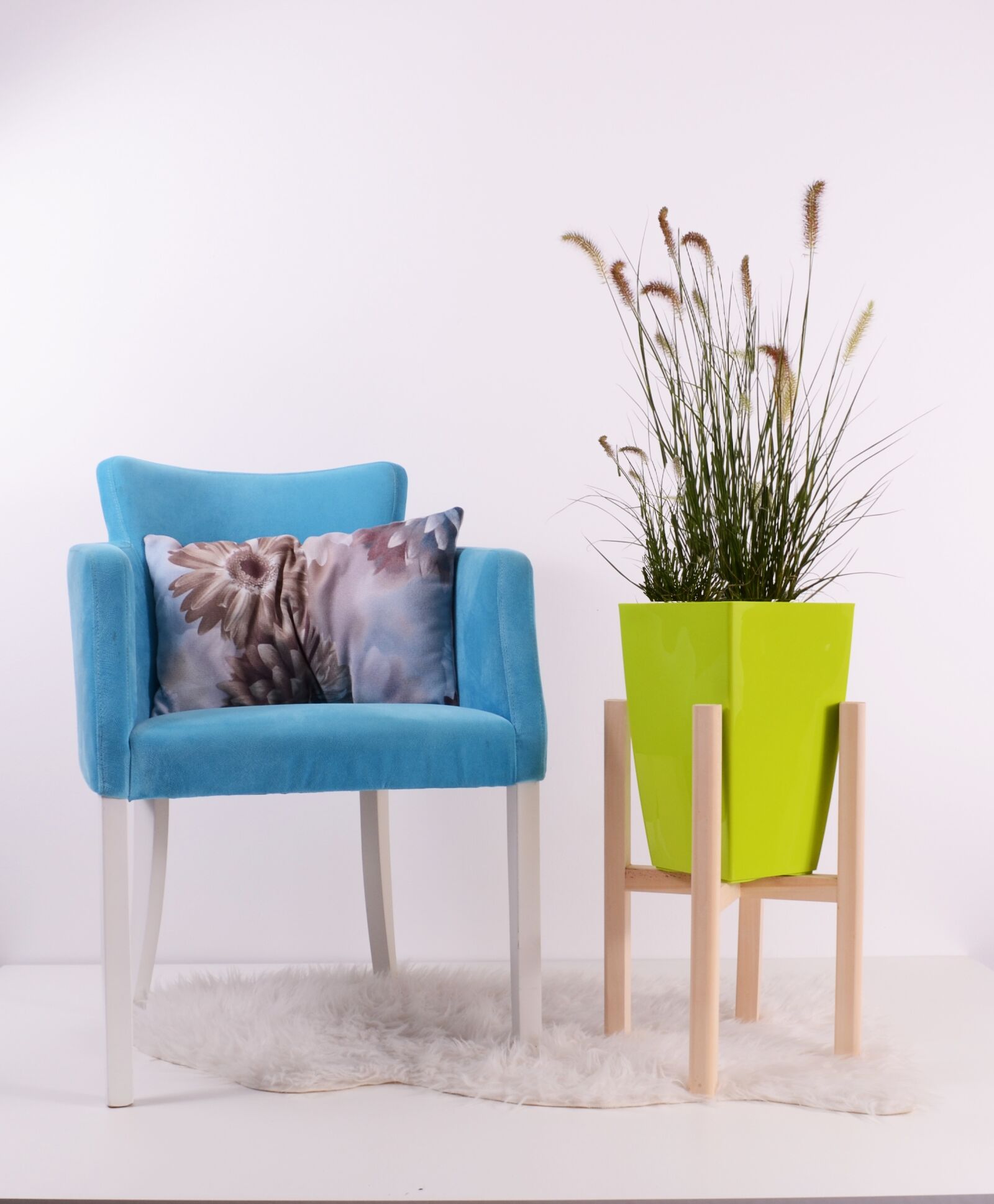 Nikon D3100 sample photo. Flowerpots, green, grow photography