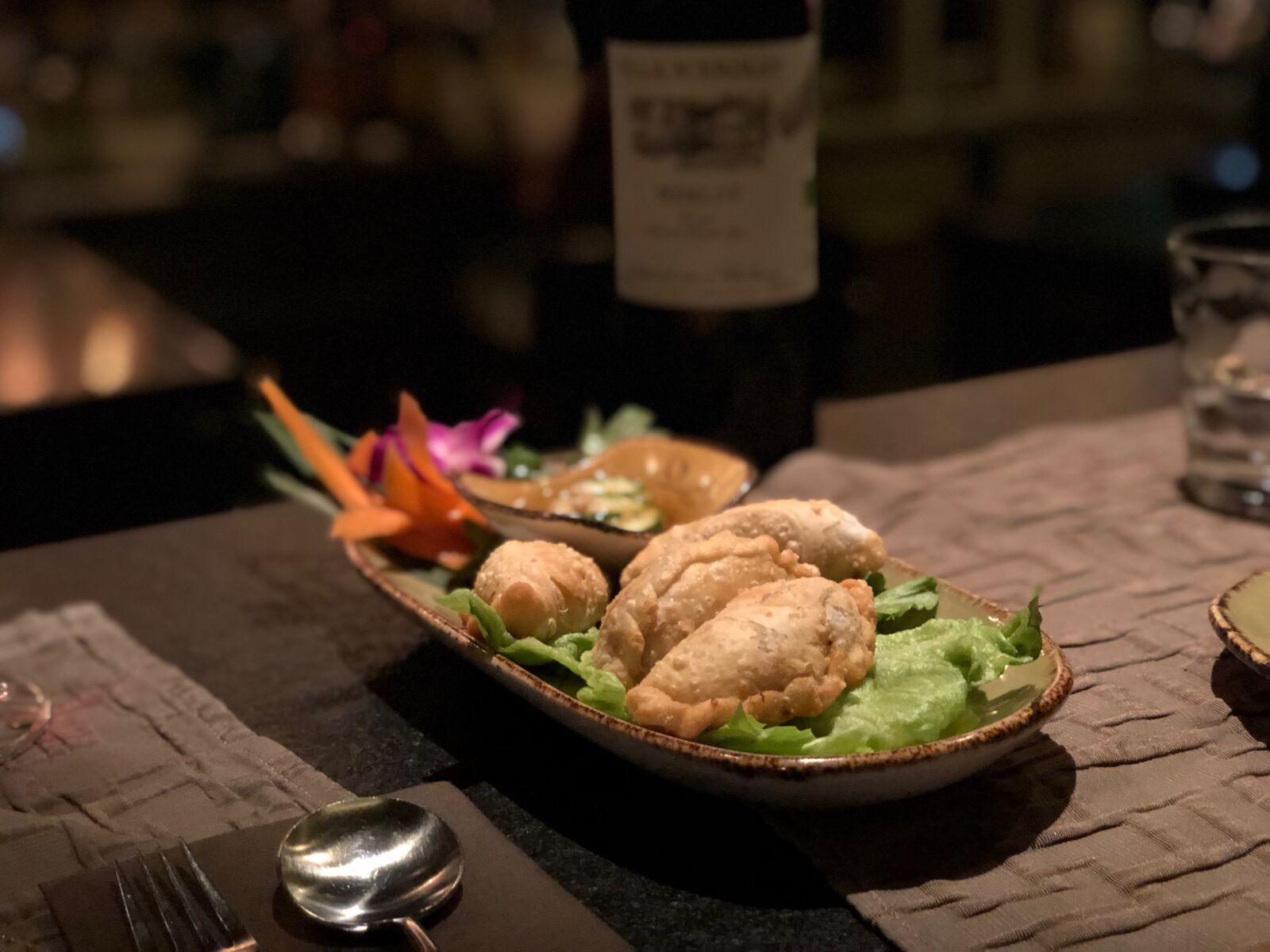 iPhone X back dual camera 6mm f/2.4 sample photo. Restaurant, eat, food photography
