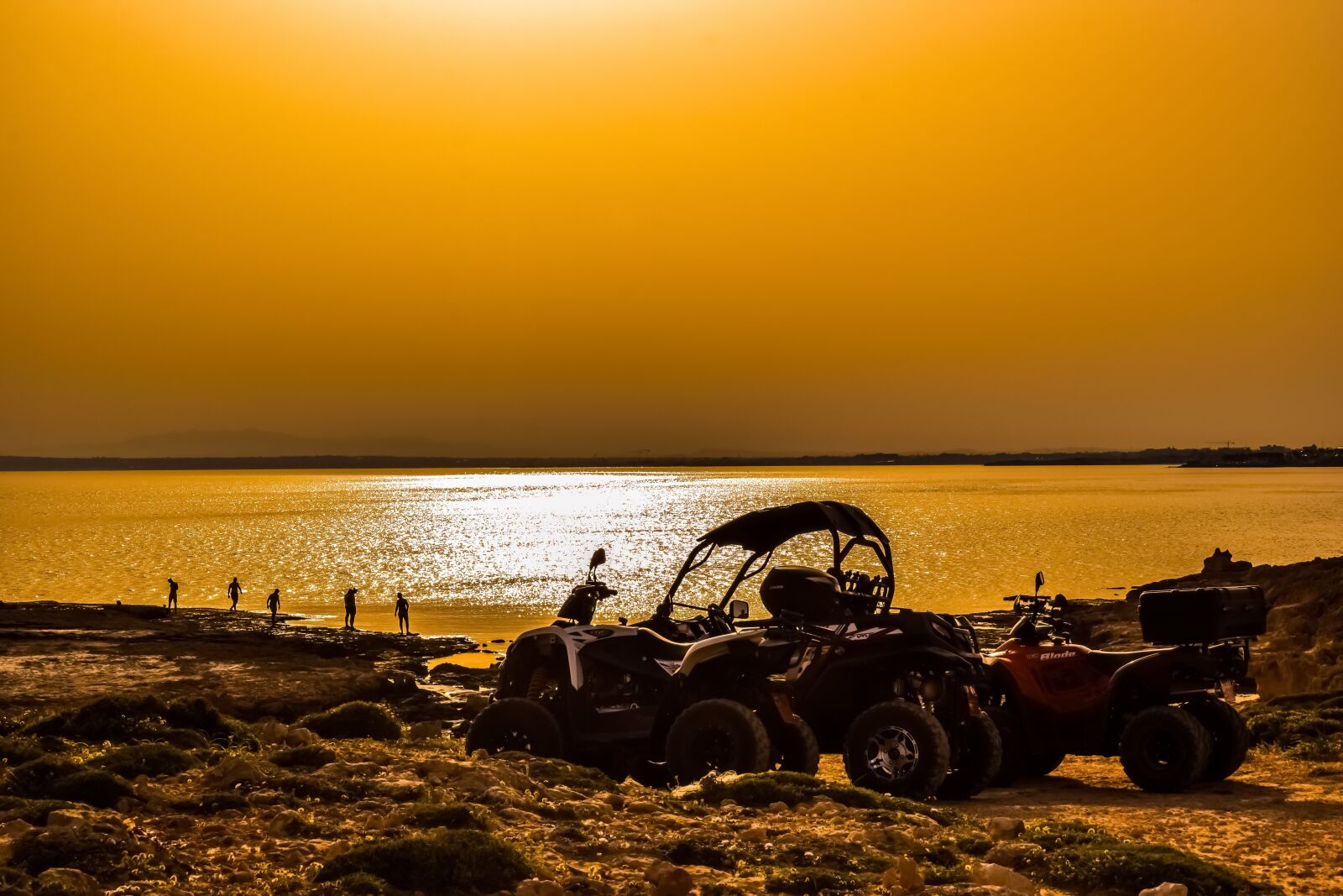 Nikon D3300 sample photo. Sunset, quad, sea photography