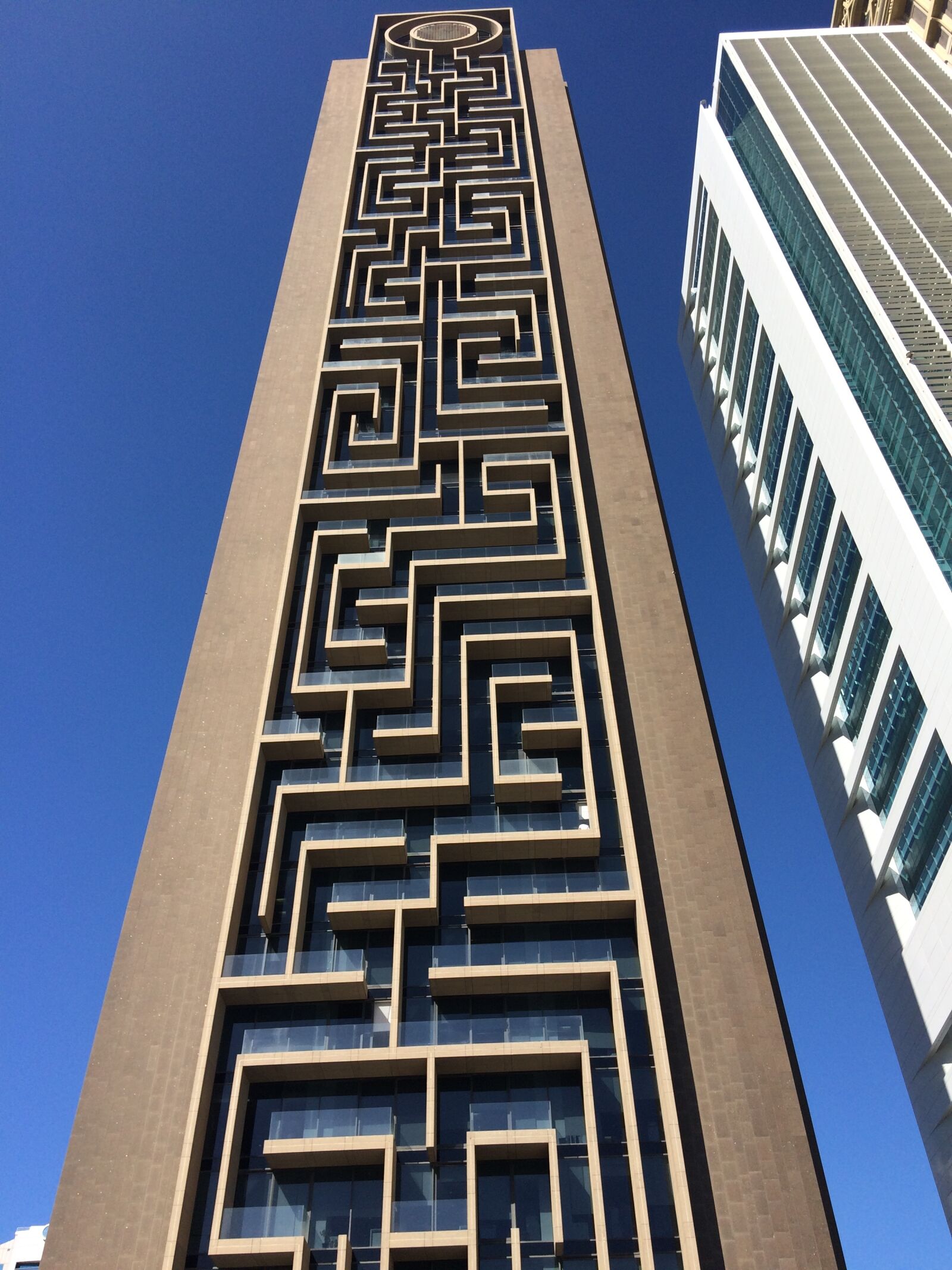 iPhone 5s back camera 4.15mm f/2.2 sample photo. Maze, tower, dubai photography