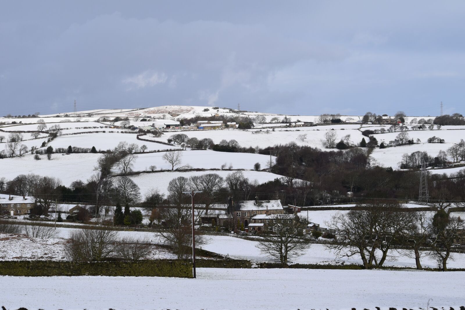 Nikon D3300 sample photo. Winter, snow, countryside photography