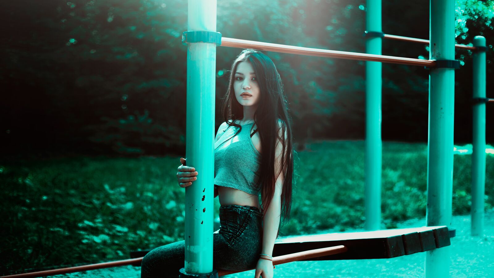 Canon EOS 5D Mark III sample photo. Long hair, the girl photography