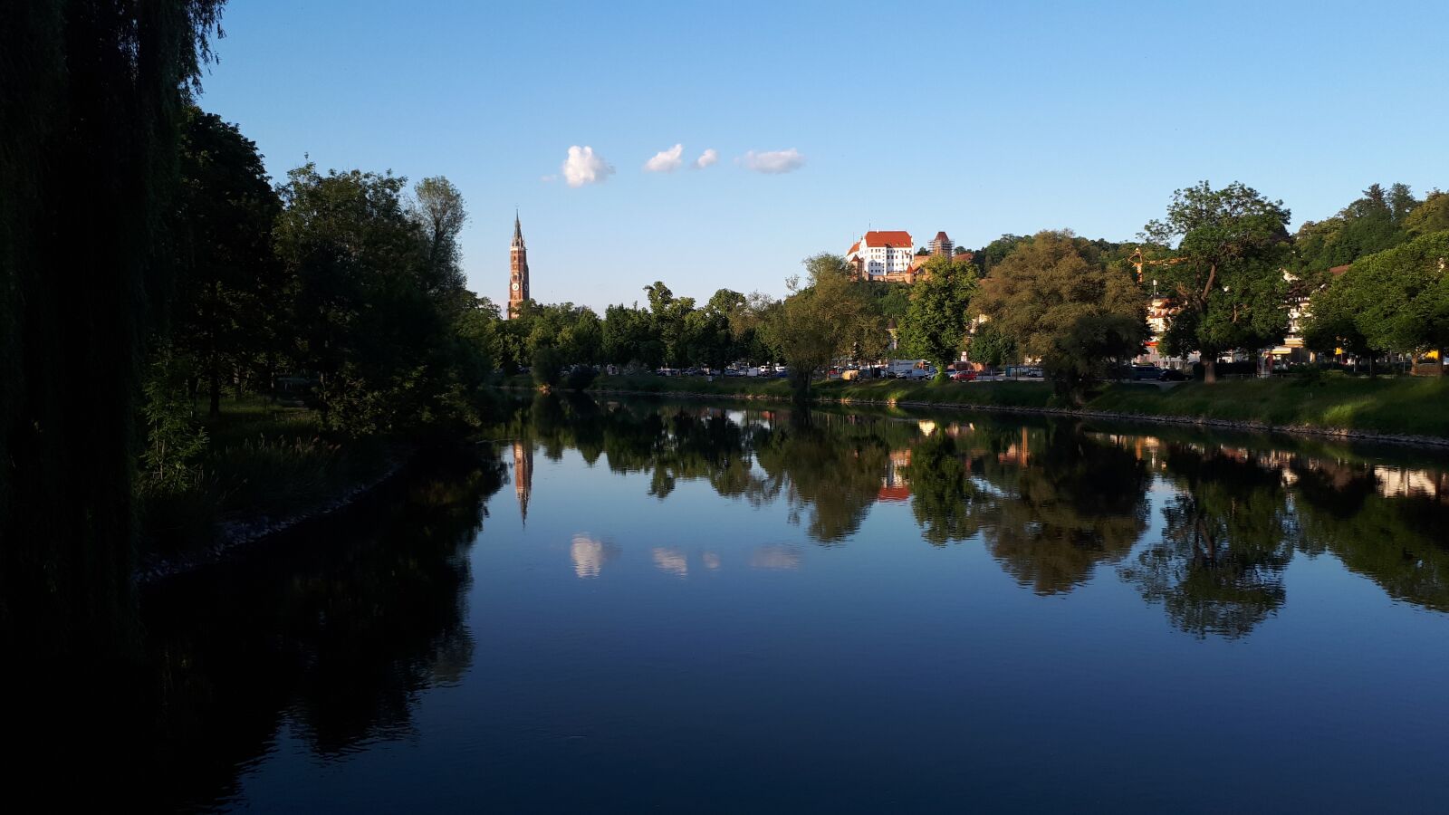 Samsung Galaxy A5(2017) sample photo. Landshut, isar, river photography